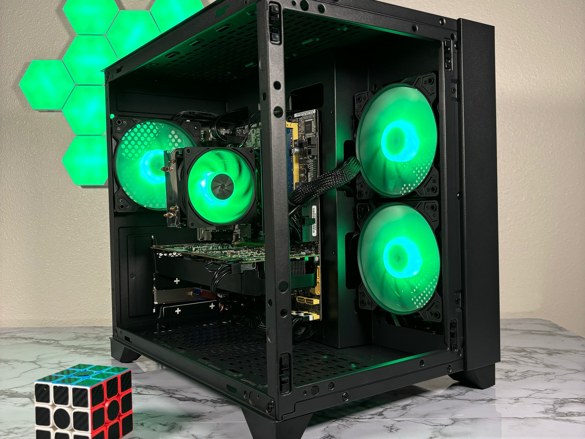 🔵⚫️ | Budget RGB Gaming PC | i7-4770* + GTX 1060 6GB | 16GB | WiFi INCLUDED | #0004