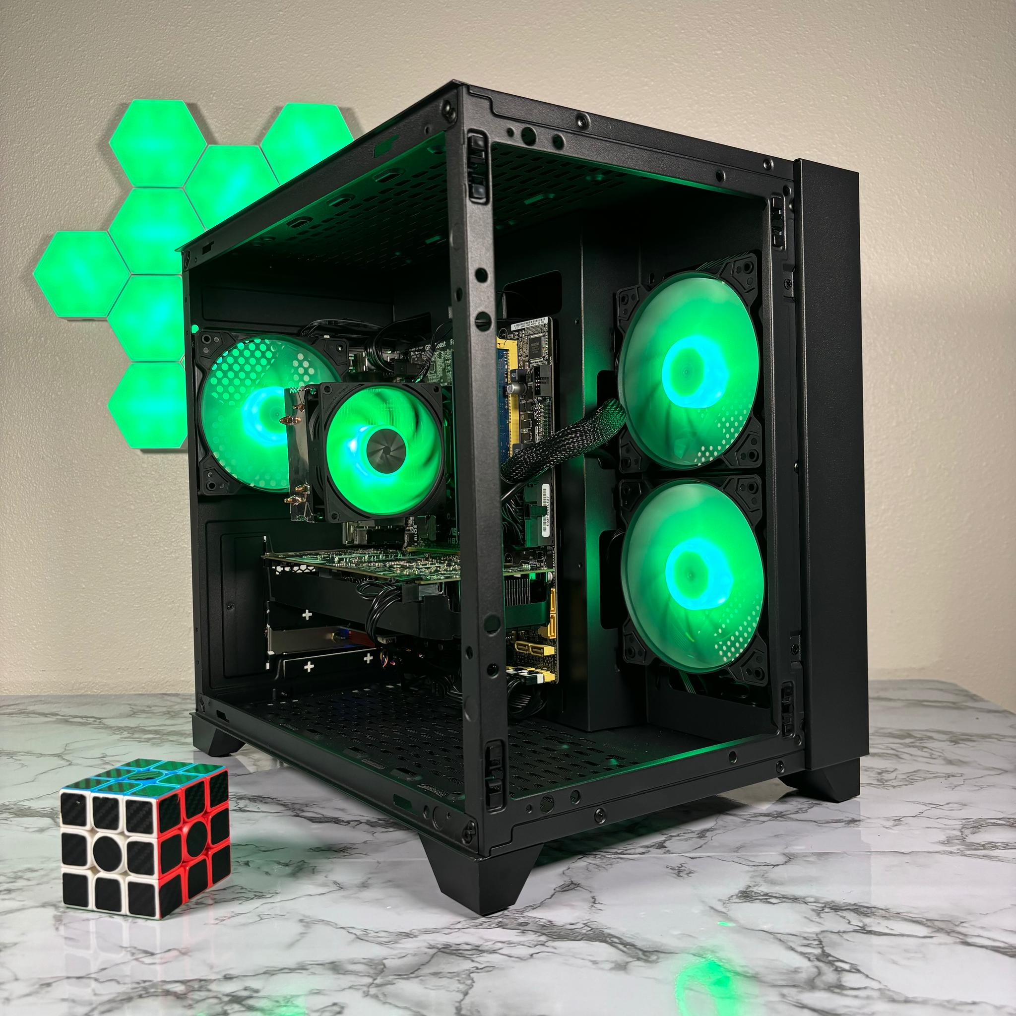 🔵⚫️ | Budget RGB Gaming PC | i7-4770* + GTX 1060 6GB | 16GB | WiFi INCLUDED | #0004