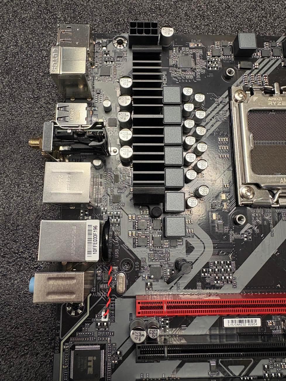 GIGABYTE B650M C V2 AM5 LGA 1718 AMD B650 M-ATX Motherboard-USED