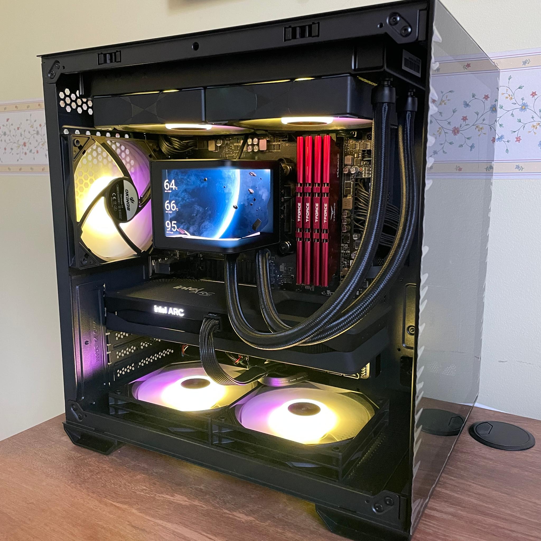 Custom Gaming PC | Ryzen 7 5800xt | and Arc B580 | 32GB DDR4 3600 CL 18