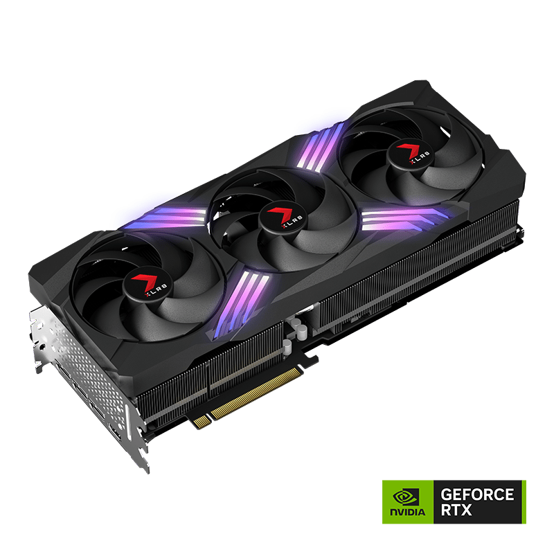 PNY NVIDIA GeForce RTX 4080 XLR8 Verto Epic-X Overclocked Triple Fan 16GB GDDR6X PCIe 4.0 Card