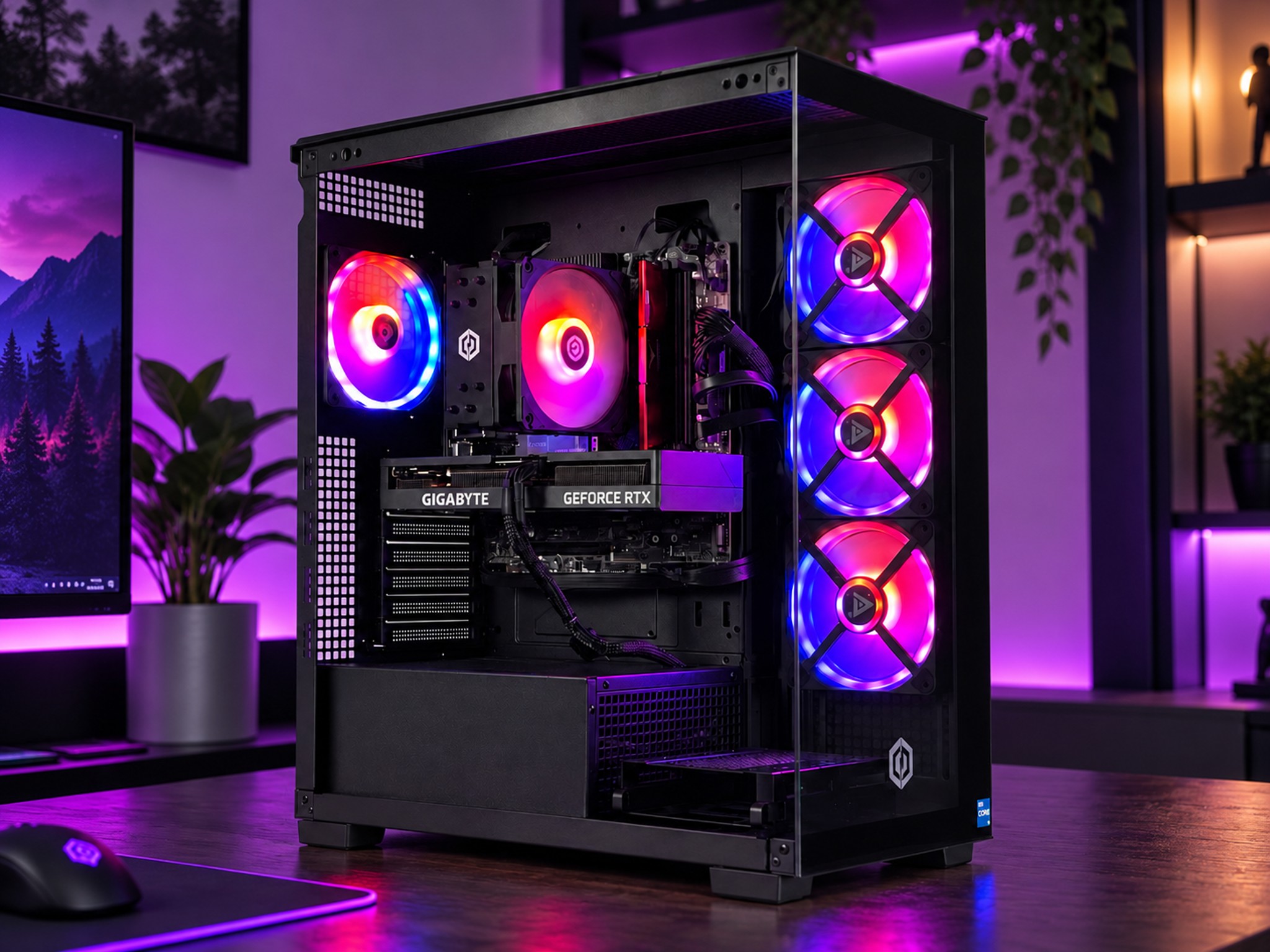 😈💜 NEXUS V2 Gaming PC | RTX 4060 Ti | i7-14700F | 16GB RAM | 2TB NVME | WiFi & BT | FREE SHIP