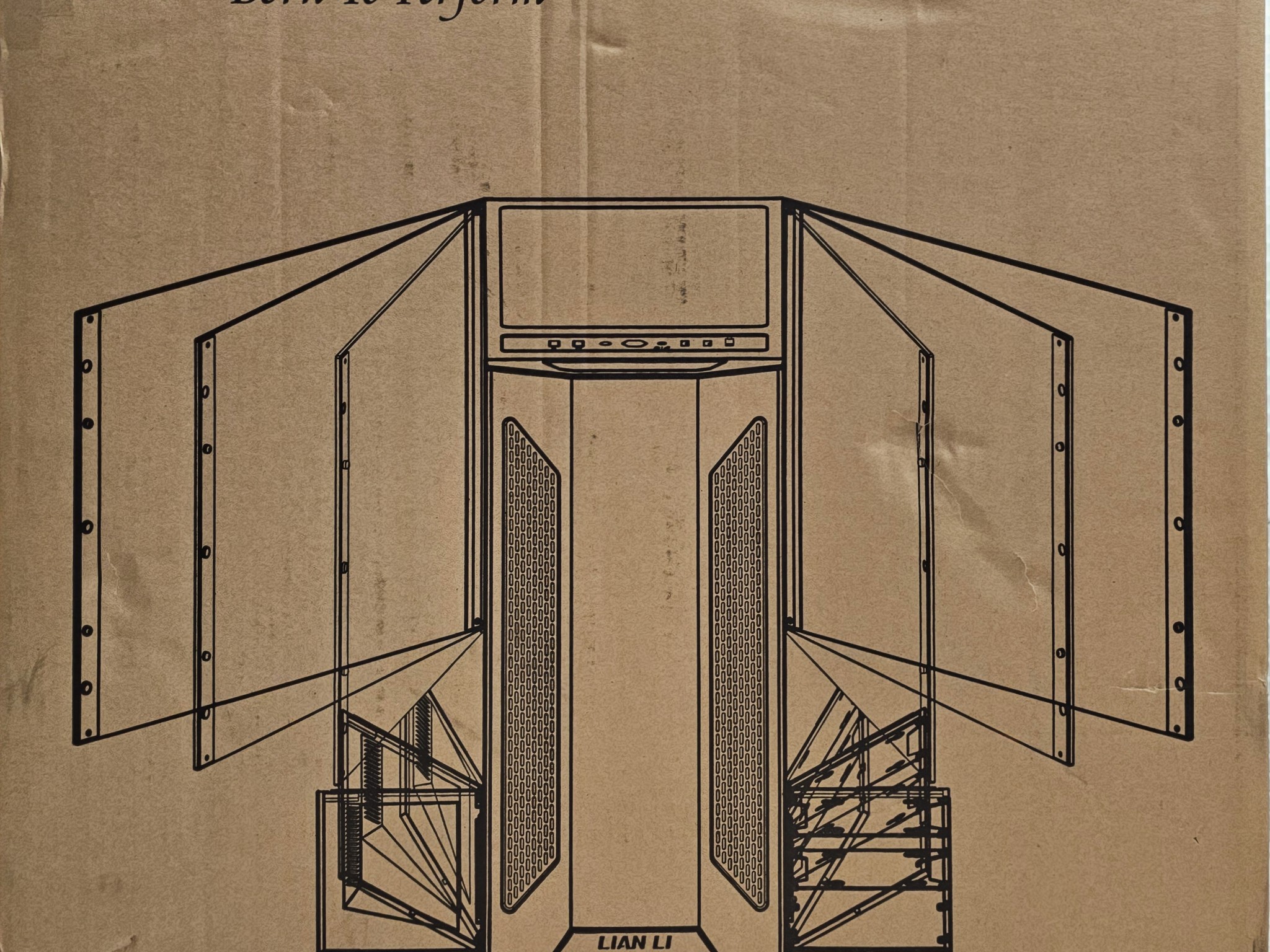 LIAN LI LANCOOL 2 WHITE Tempered Glass ATX Case -White Color -LANCOOL II -W