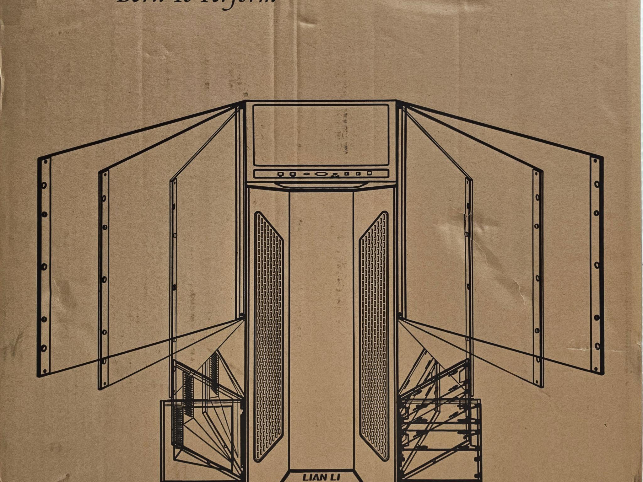 LIAN LI LANCOOL 2 WHITE Tempered Glass ATX Case -White Color -LANCOOL II -W