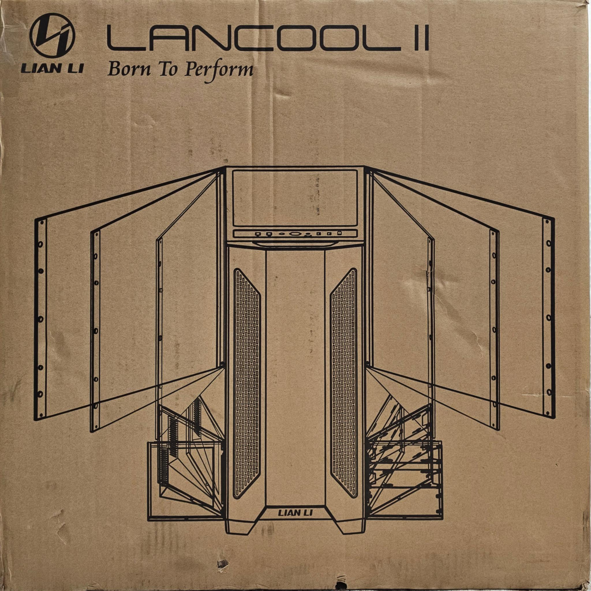 LIAN LI LANCOOL 2 WHITE Tempered Glass ATX Case -White Color -LANCOOL II -W