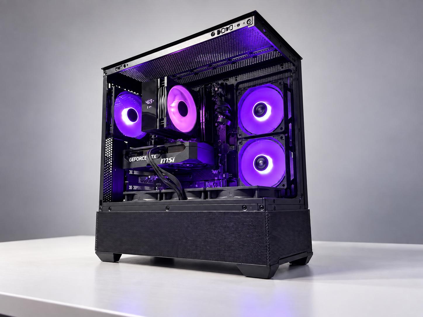 NIGHTFALL 5070 | Ryzen 7 8700F | RTX 5070 | 32GB DDR5 | 4TB SSD use to be a workstation OR gamer