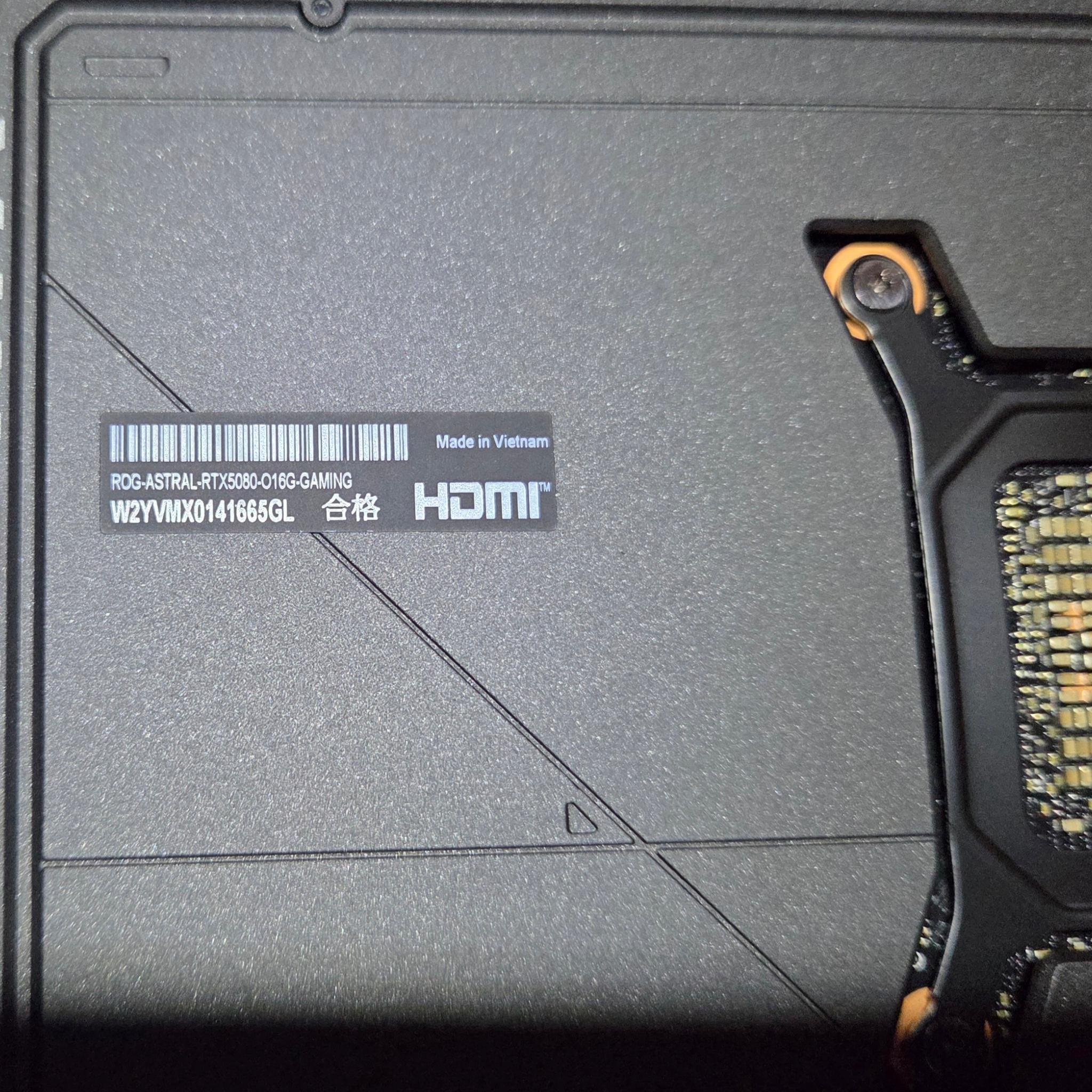 ASUS ROG Astral GeForce RTX 5080 16GB GDDR7 OC Edition