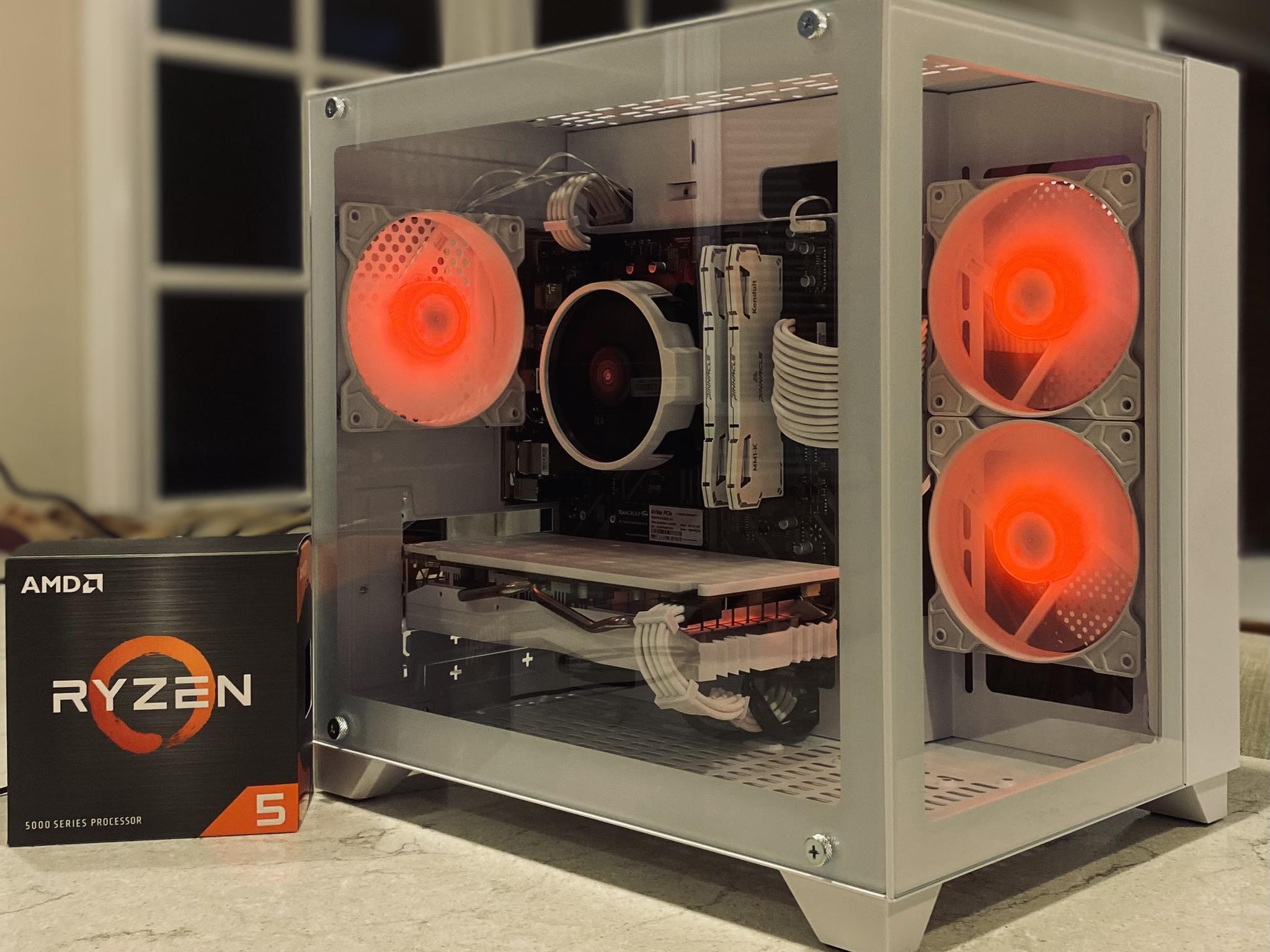 NEW❄️ICE❄️RX580 8 GB❄️Ryzen 5 5500❄️16 GB DDR4 RAM-Wi-Fi