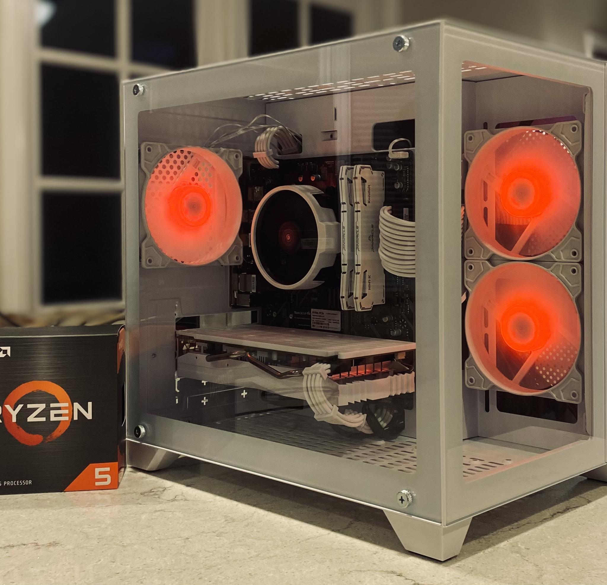 NEW❄️ICE❄️RX580 8 GB❄️Ryzen 5 5500❄️16 GB DDR4 RAM-Wi-Fi