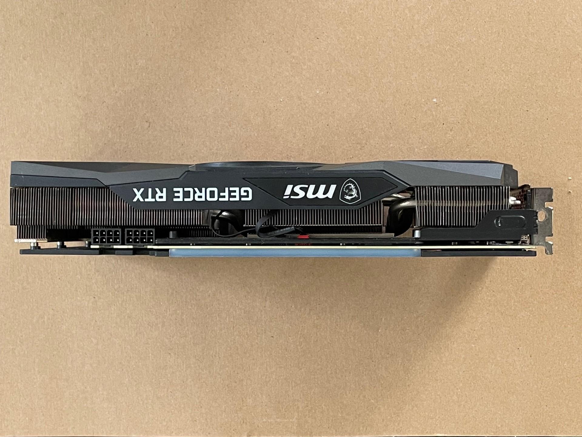 MSI Geforce RTX 3060 Ti GAMING X TRIO, Works but AS IS for PARTS ONLY