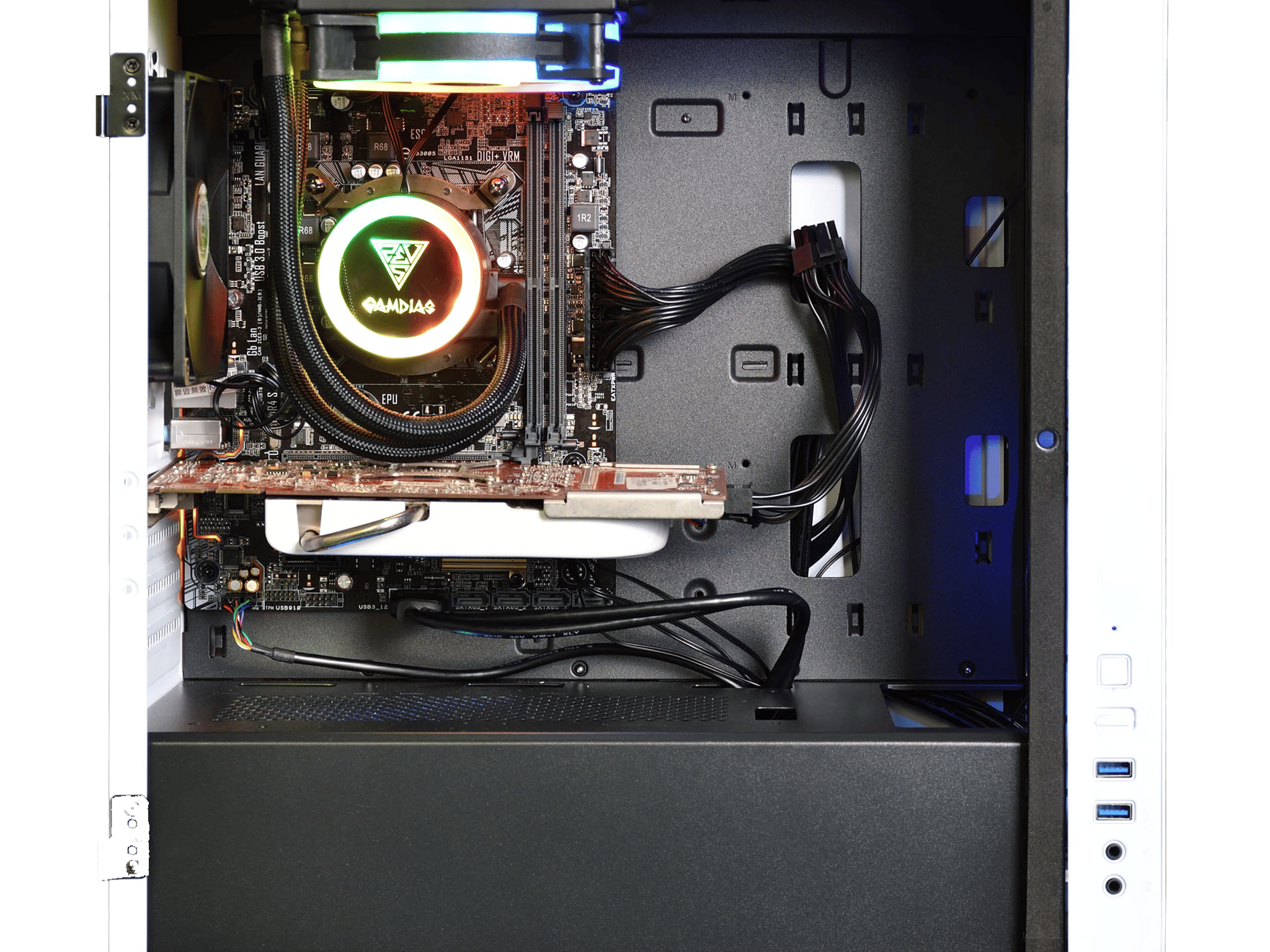 GAMDIAS MARS E2 PC CASE (NEW BUT OPENED BOX) "AS IS"