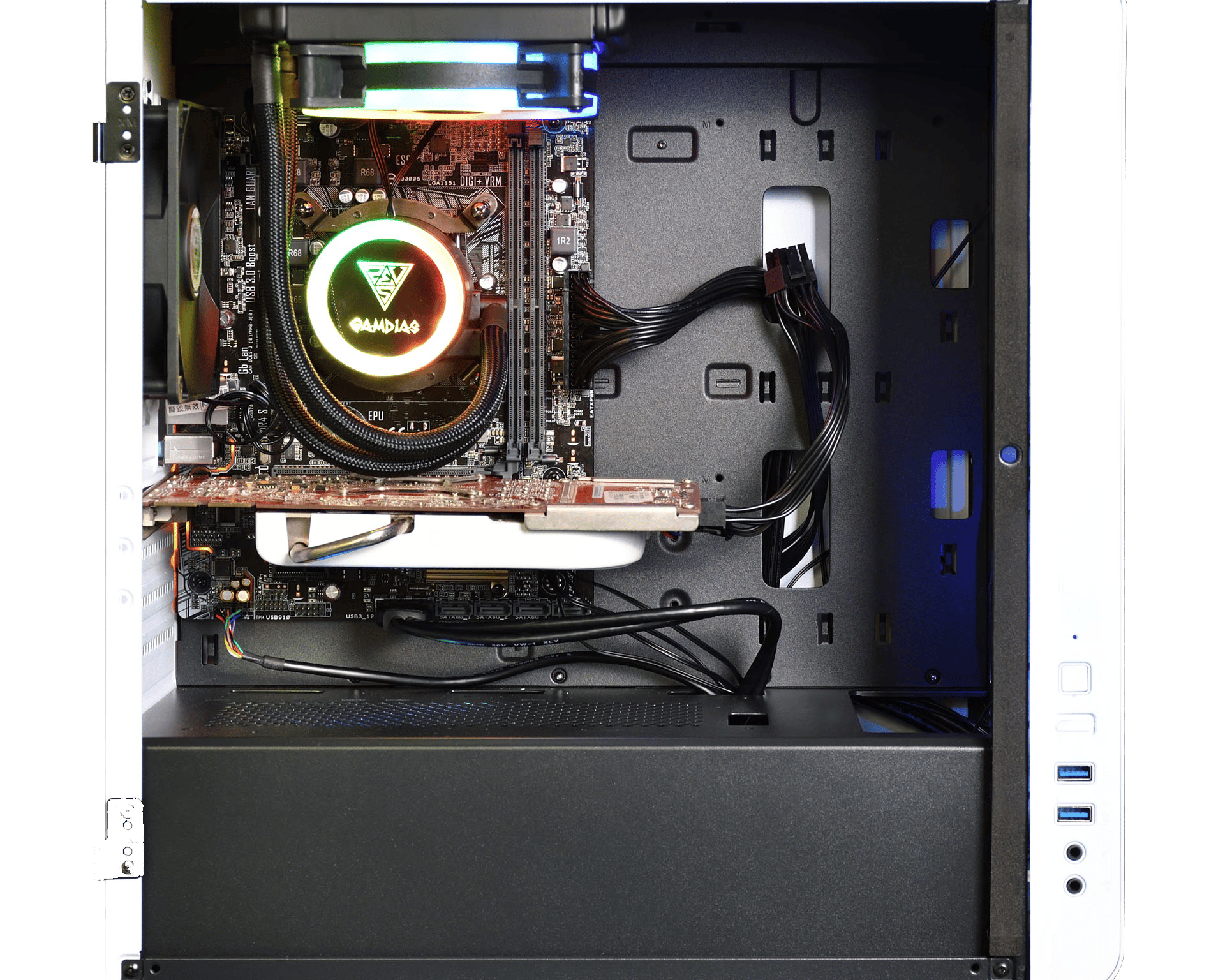 GAMDIAS MARS E2 PC CASE (NEW BUT OPENED BOX) "AS IS"