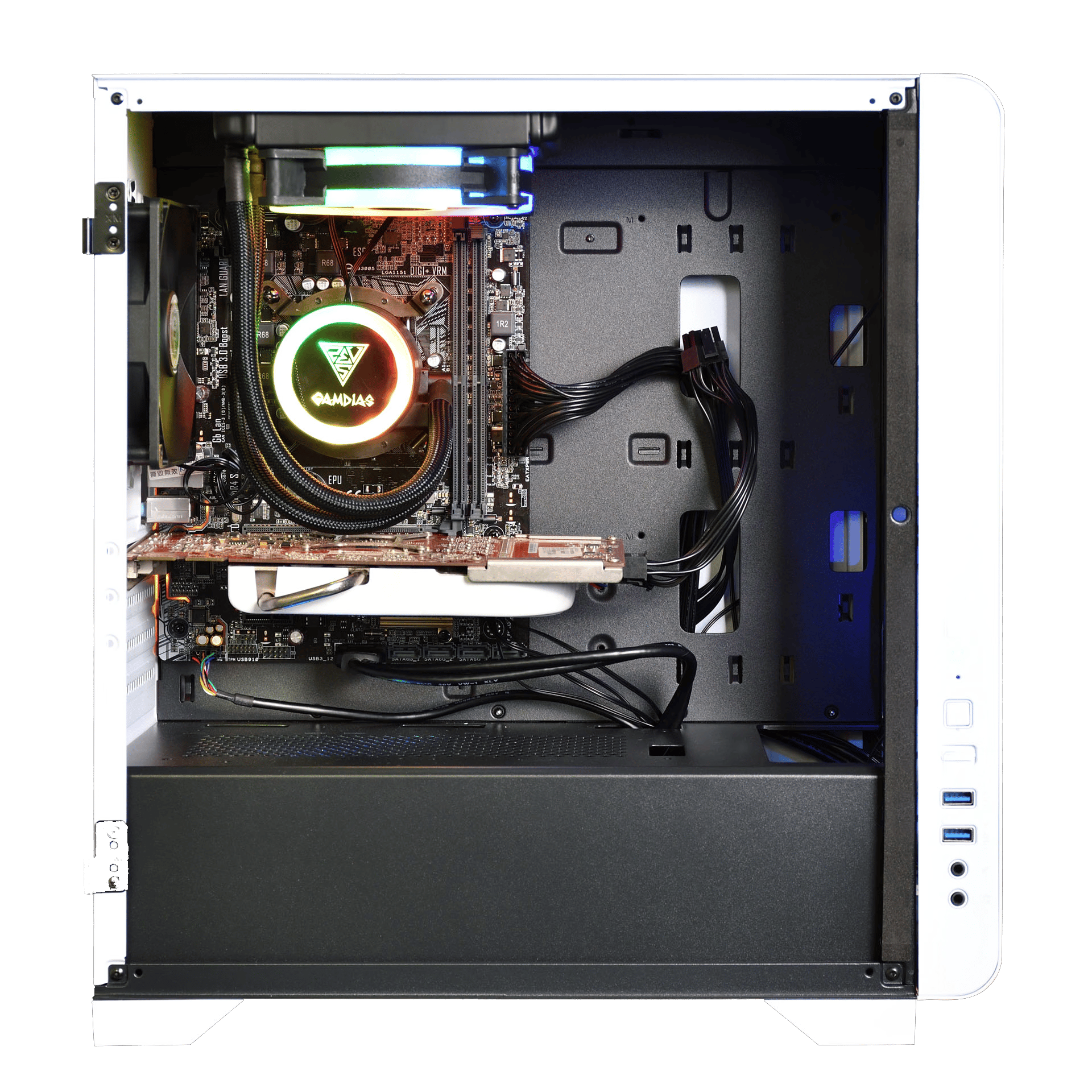 GAMDIAS MARS E2 PC CASE (NEW BUT OPENED BOX) "AS IS"