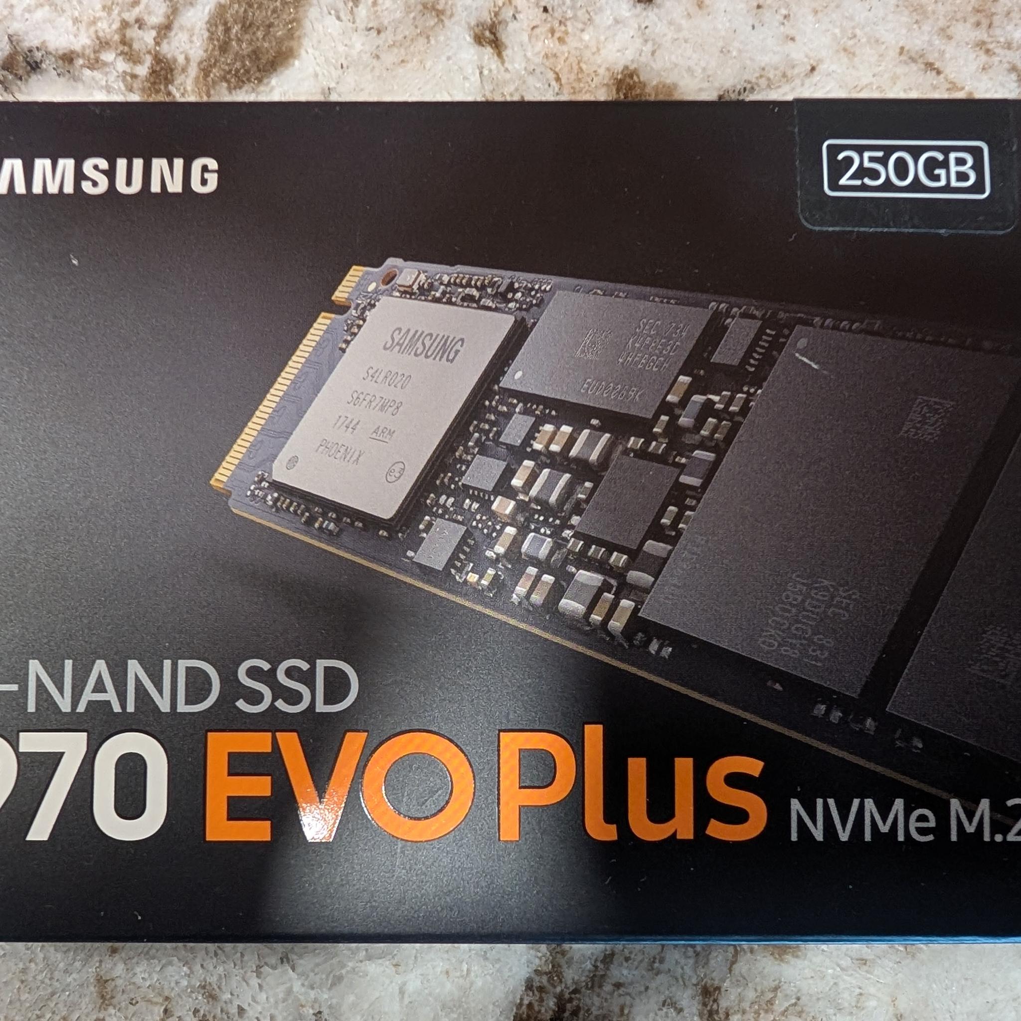Samsung 970 EVO Plus 250GB NVMe M.2 with Windows 11 Pro - Boot Drive