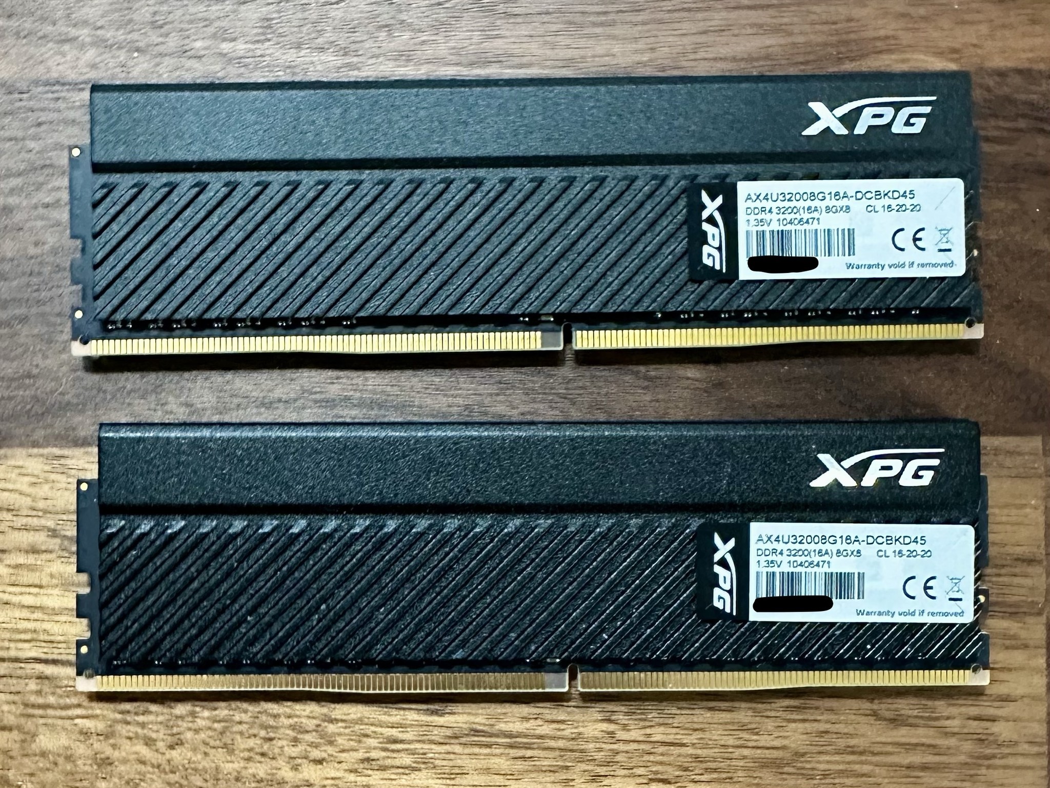 XPG GAMMIX D45 DDR4 3200MHz 16GB (2x8GB)