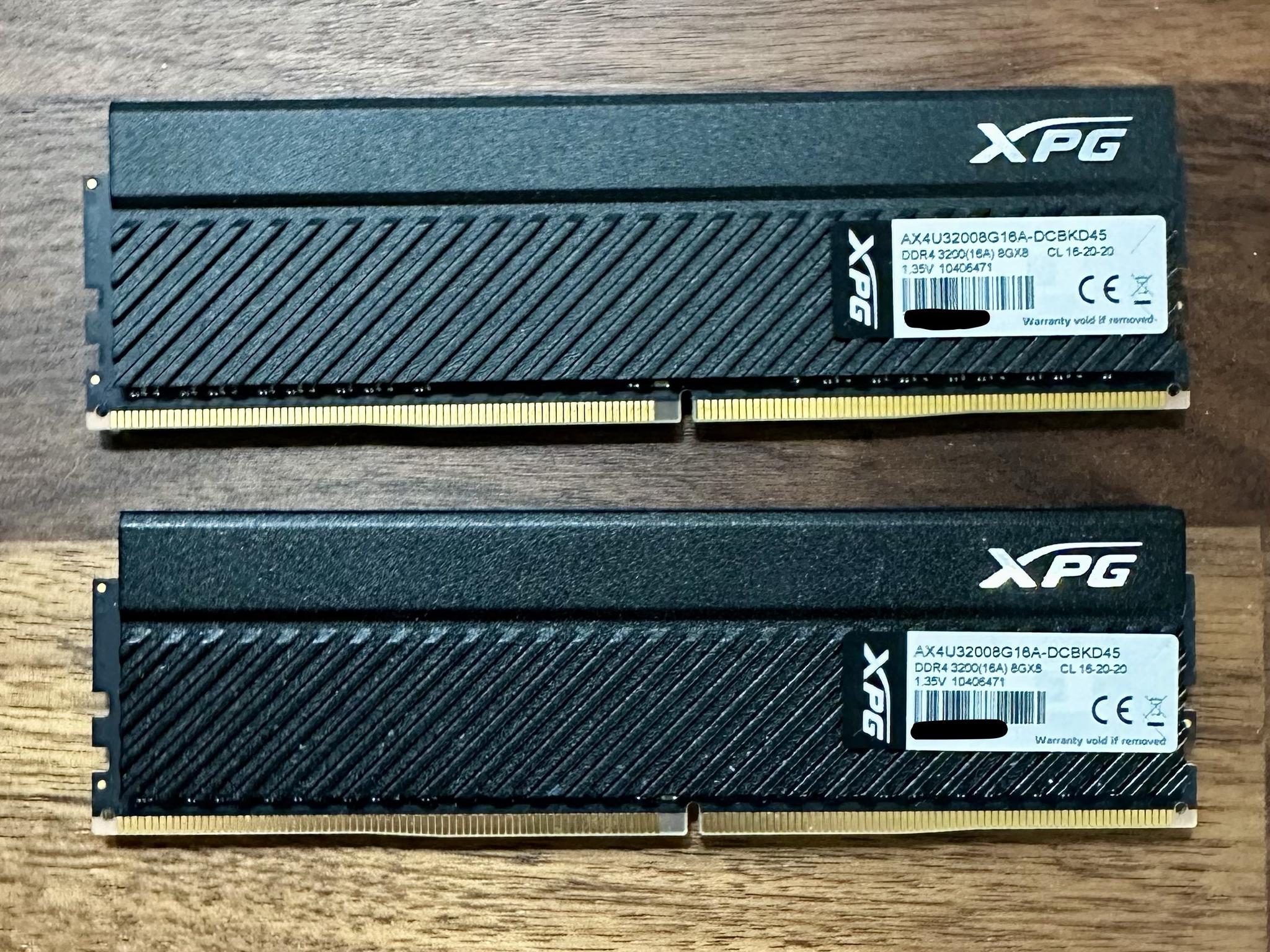 XPG GAMMIX D45 DDR4 3200MHz 16GB (2x8GB)