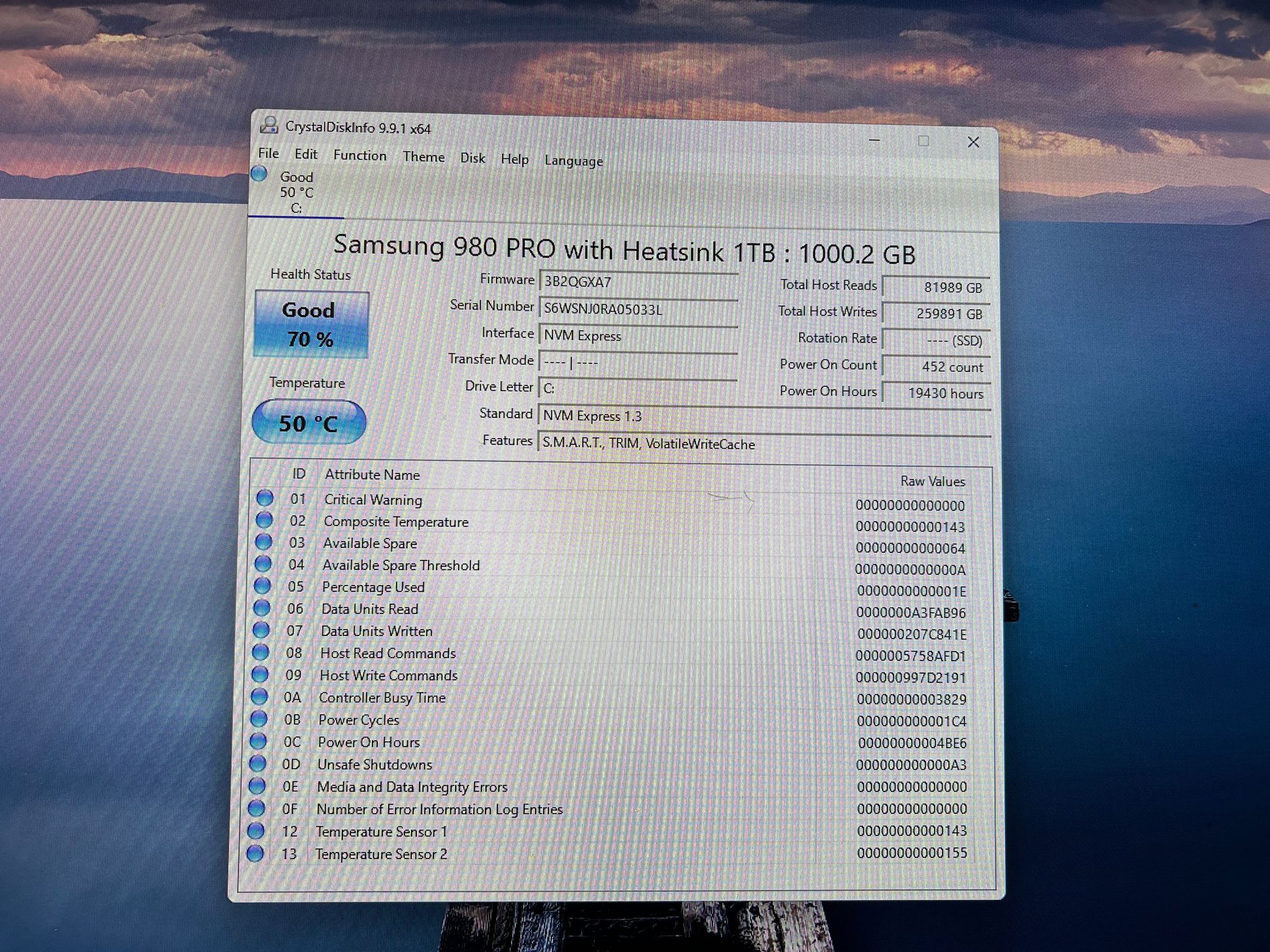 1TB Samsung 980 PRO PCIe Gen4x4 NVMe SSD with DRAM Cache