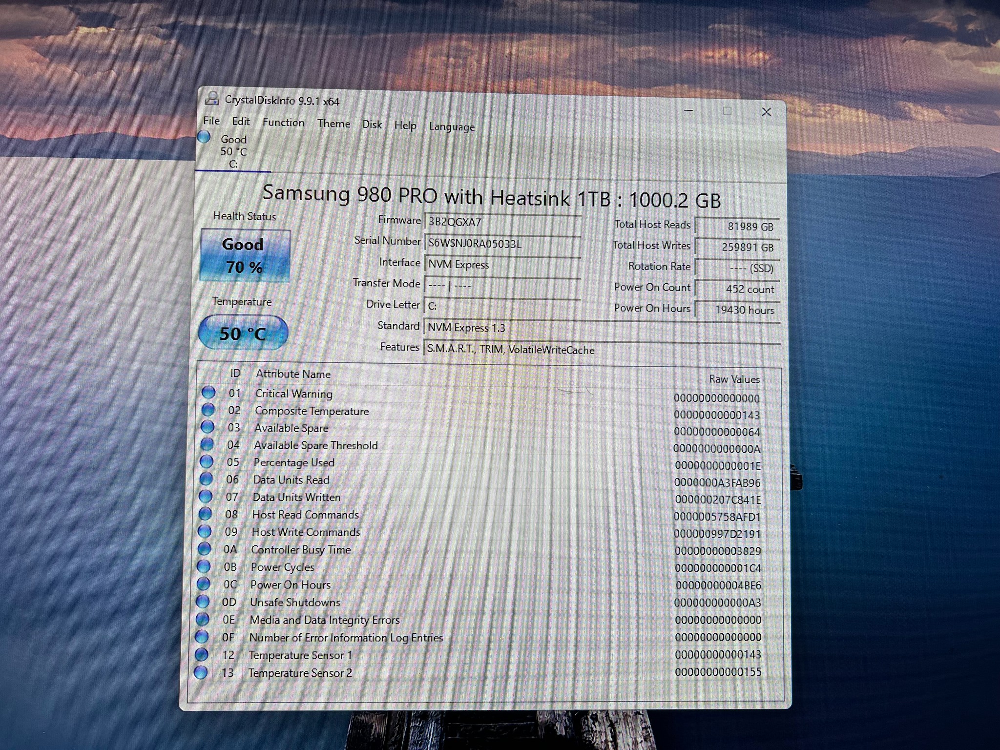 1TB Samsung 980 PRO PCIe Gen4x4 NVMe SSD with DRAM Cache