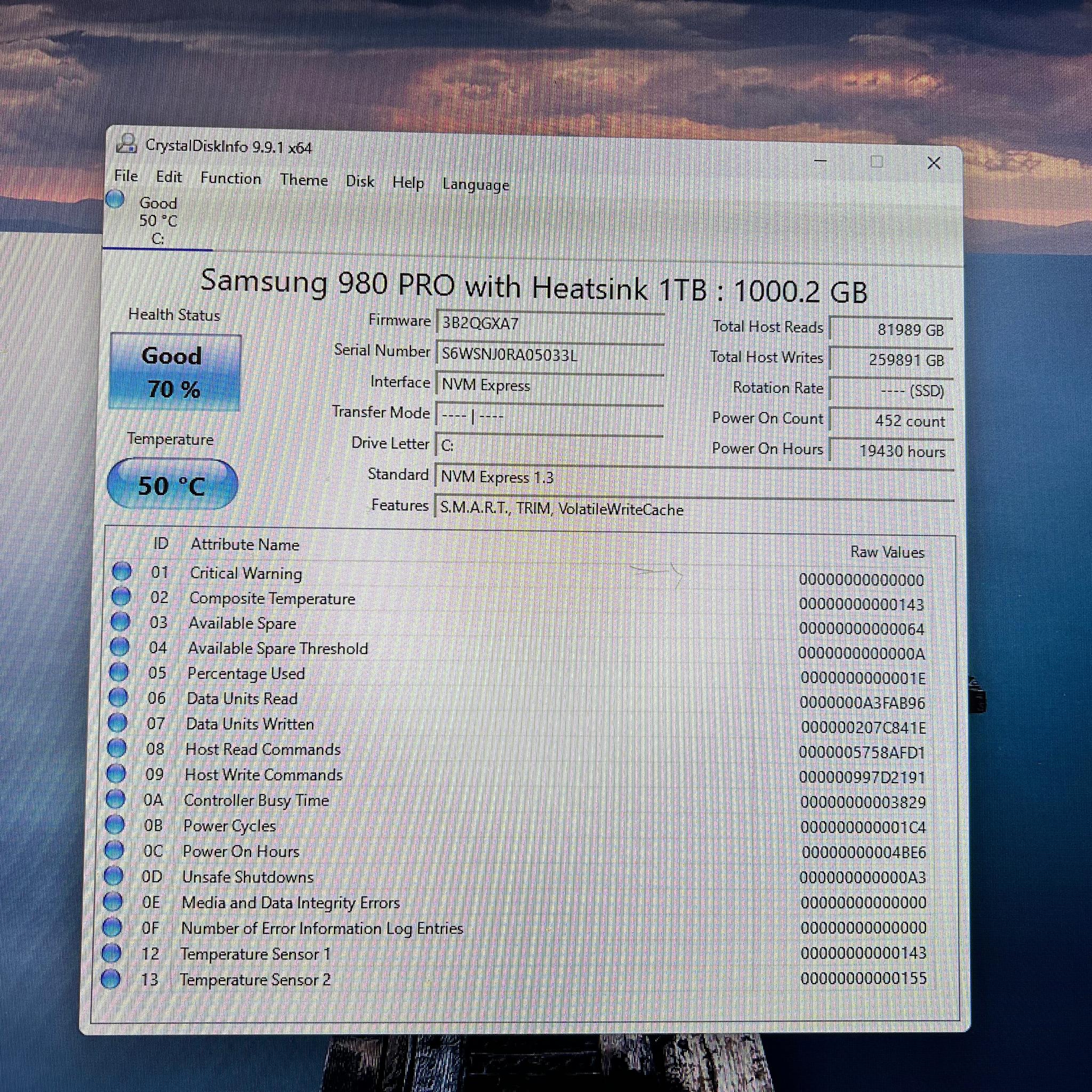 1TB Samsung 980 PRO PCIe Gen4x4 NVMe SSD with DRAM Cache