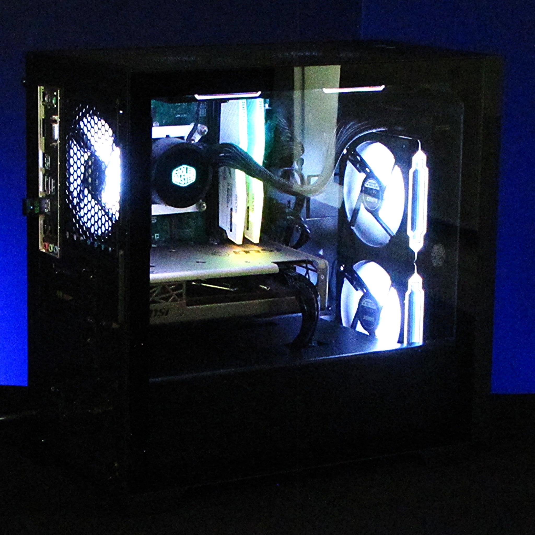 Custom Gaming PC Build, i7-9700, 16GB, MSI RX 5700 8GB DDR6, 800GB Intel SSD