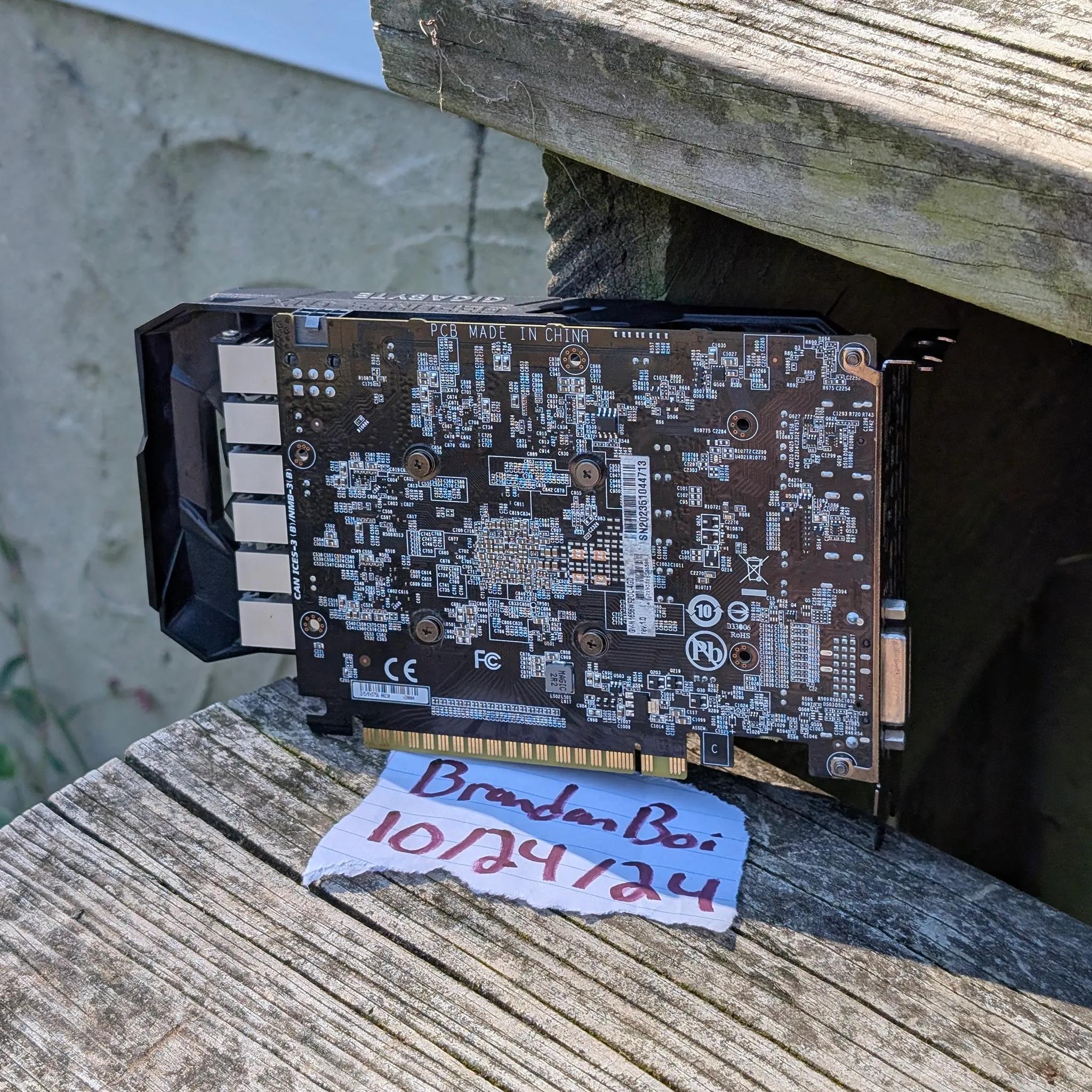 GTX 1650 Gigabyte OC