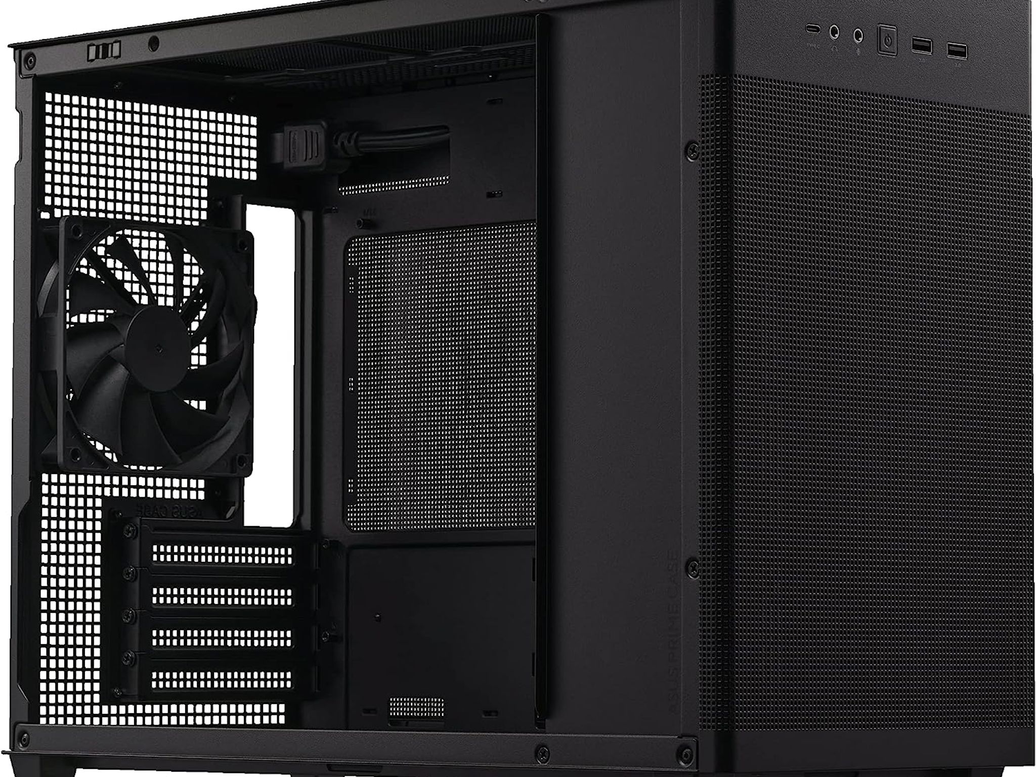 ASUS Prime AP201 CASE MESH Black MicroATX Tower Desktop Computer Case