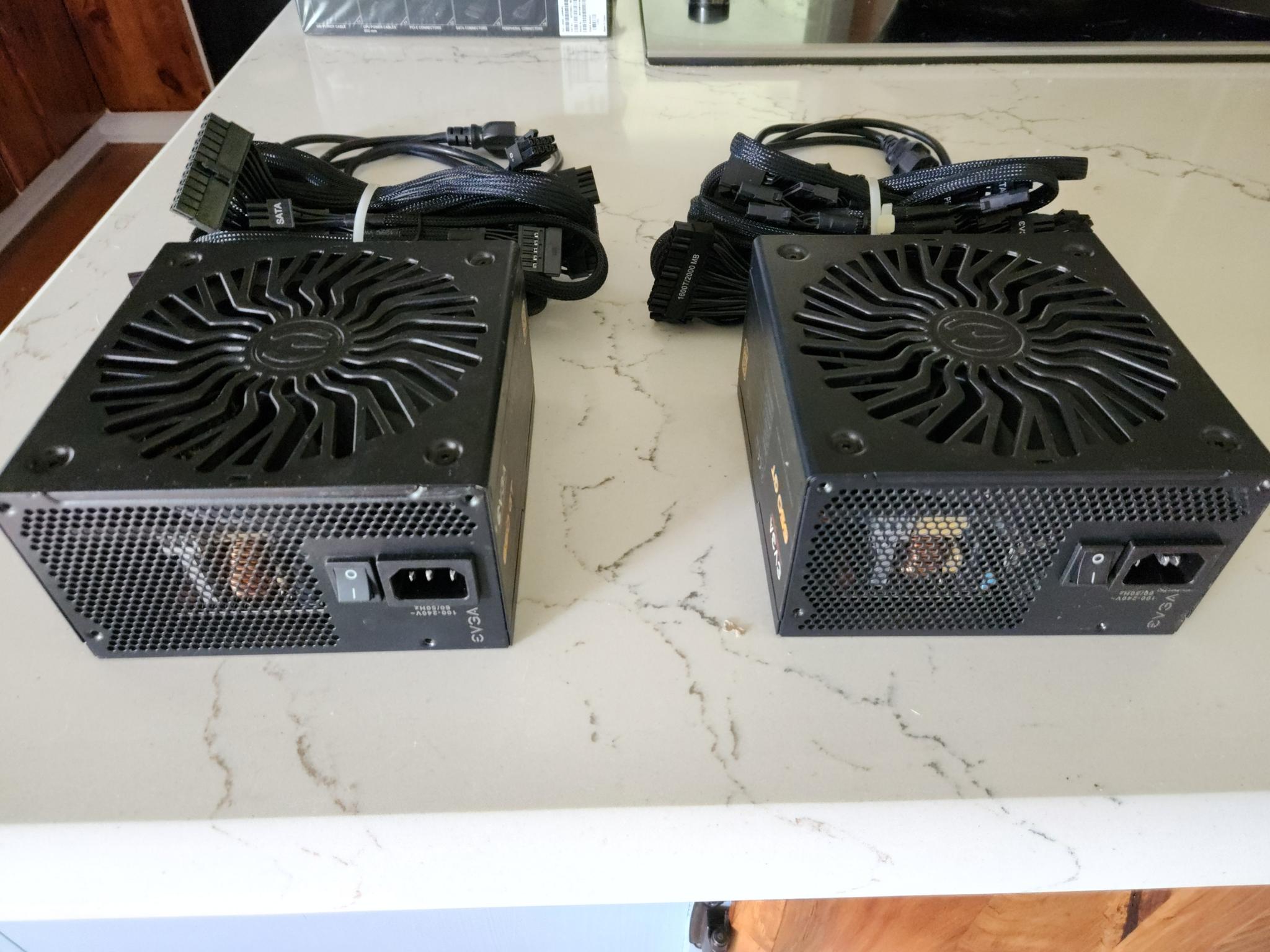 EVGA Supernova 650w GOLD RATED fully-modular all-black-cables