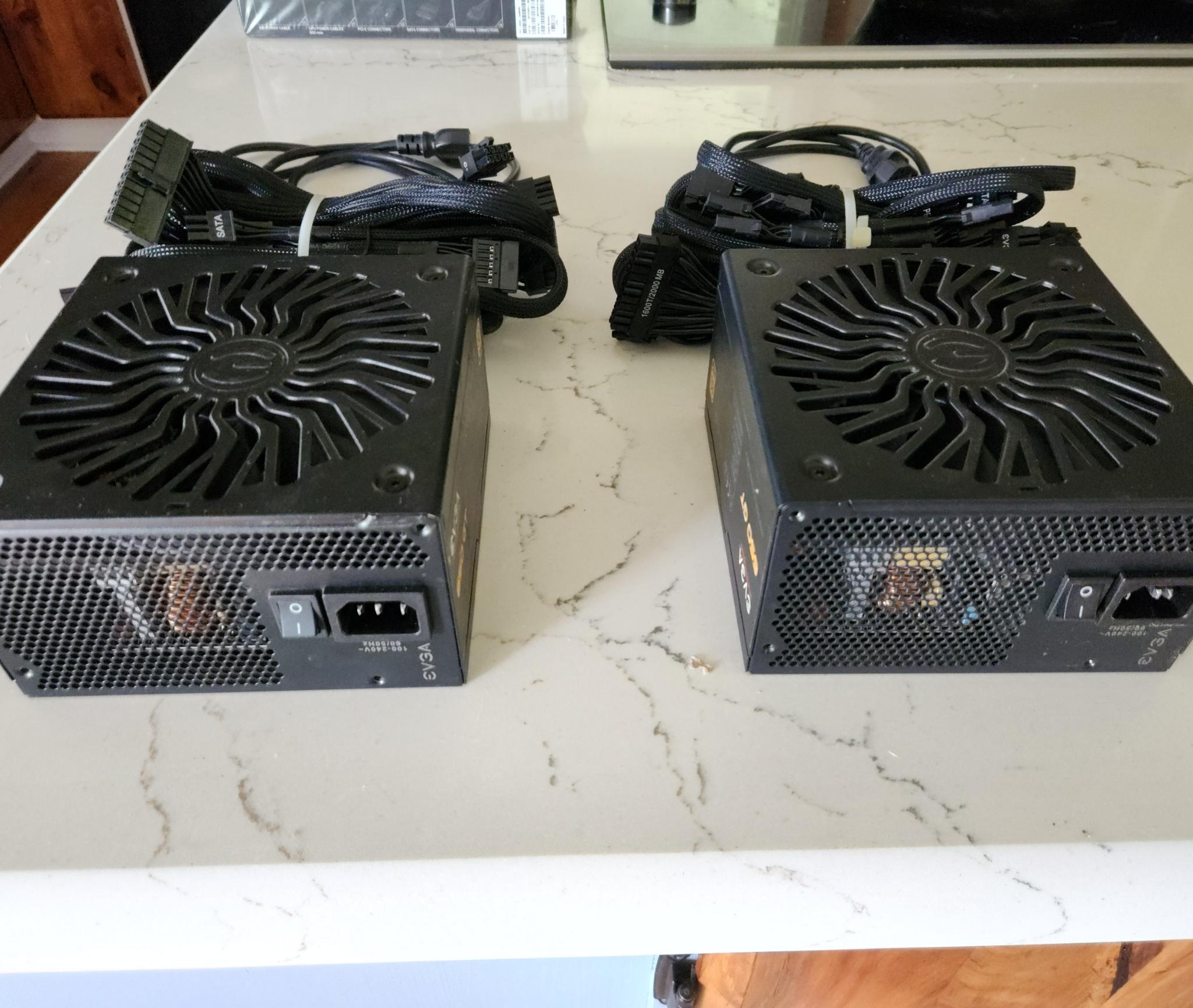 EVGA Supernova 650w GOLD RATED fully-modular all-black-cables