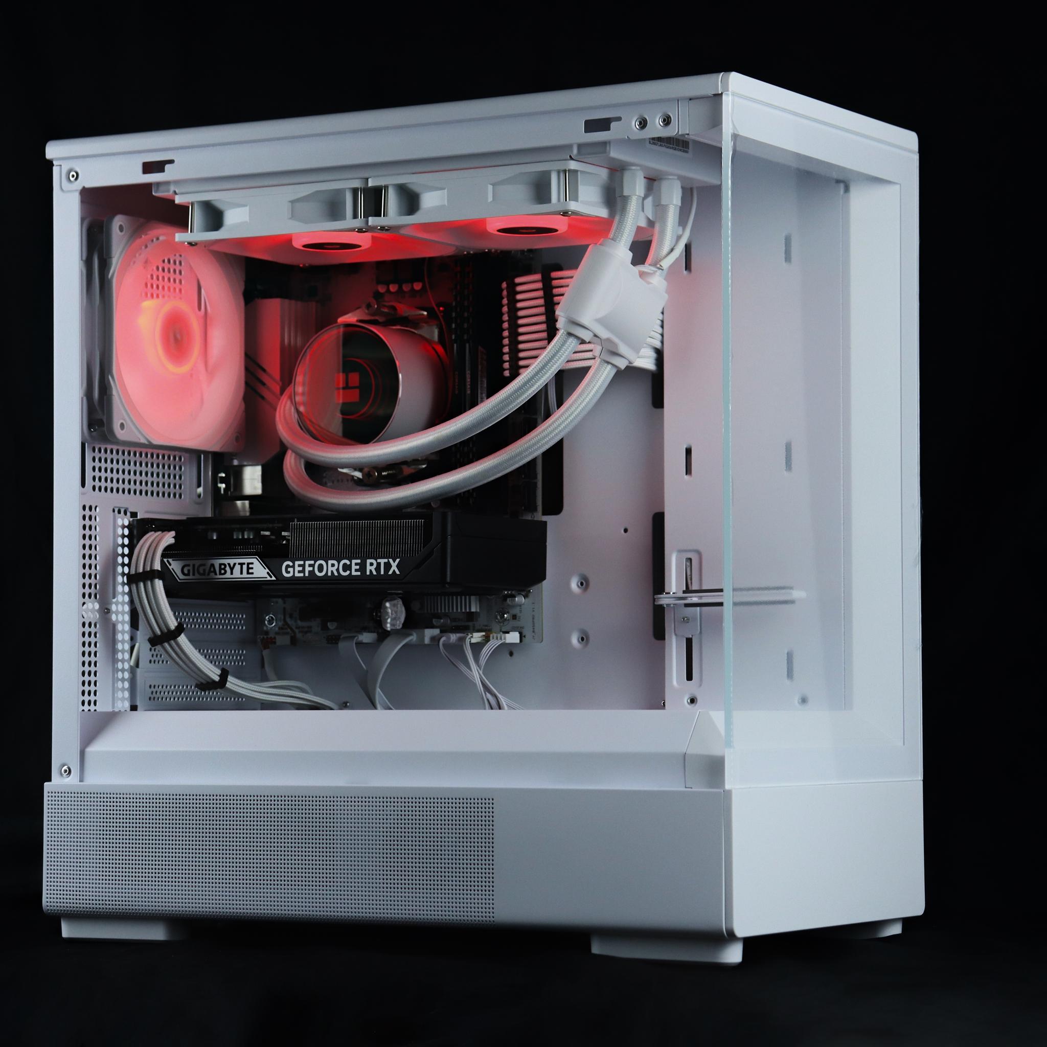 🧊❄️🧊 White Gaming PC – RTX 5060 TI, Ryzen 7 5700X, 32GB RAM, 1TB SSD - WiFi 🧊❄️🧊