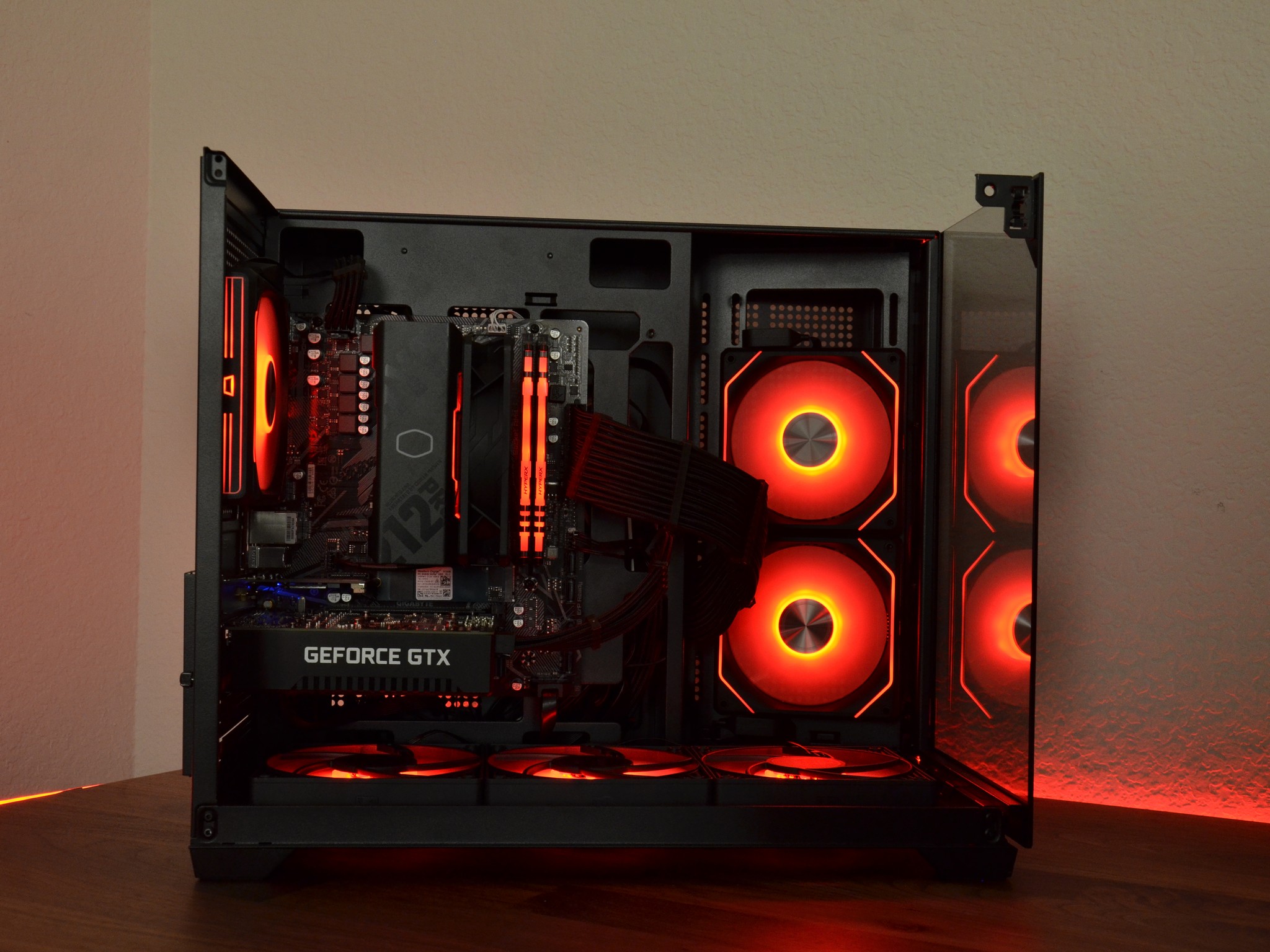 🖤BLACK & RED Gaming PC❤️| GTX 1660 SUPER || AMD Ryzen 5 5600 G || 16GB DDRR 4❤️RED & BLACK🖤
