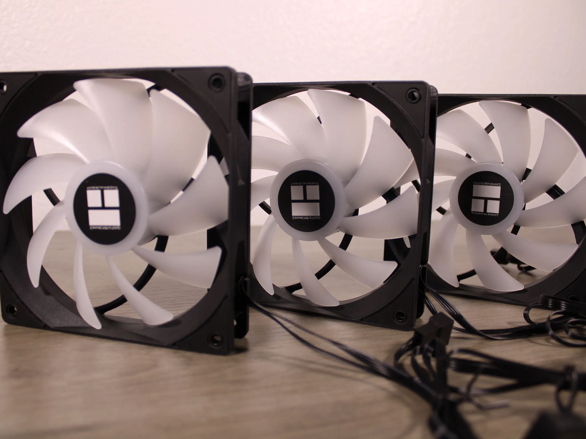 3 Thermaltake 120mm Case Fans| PWM ARGB Fans with S-FDB Bearings | BRAND NEW