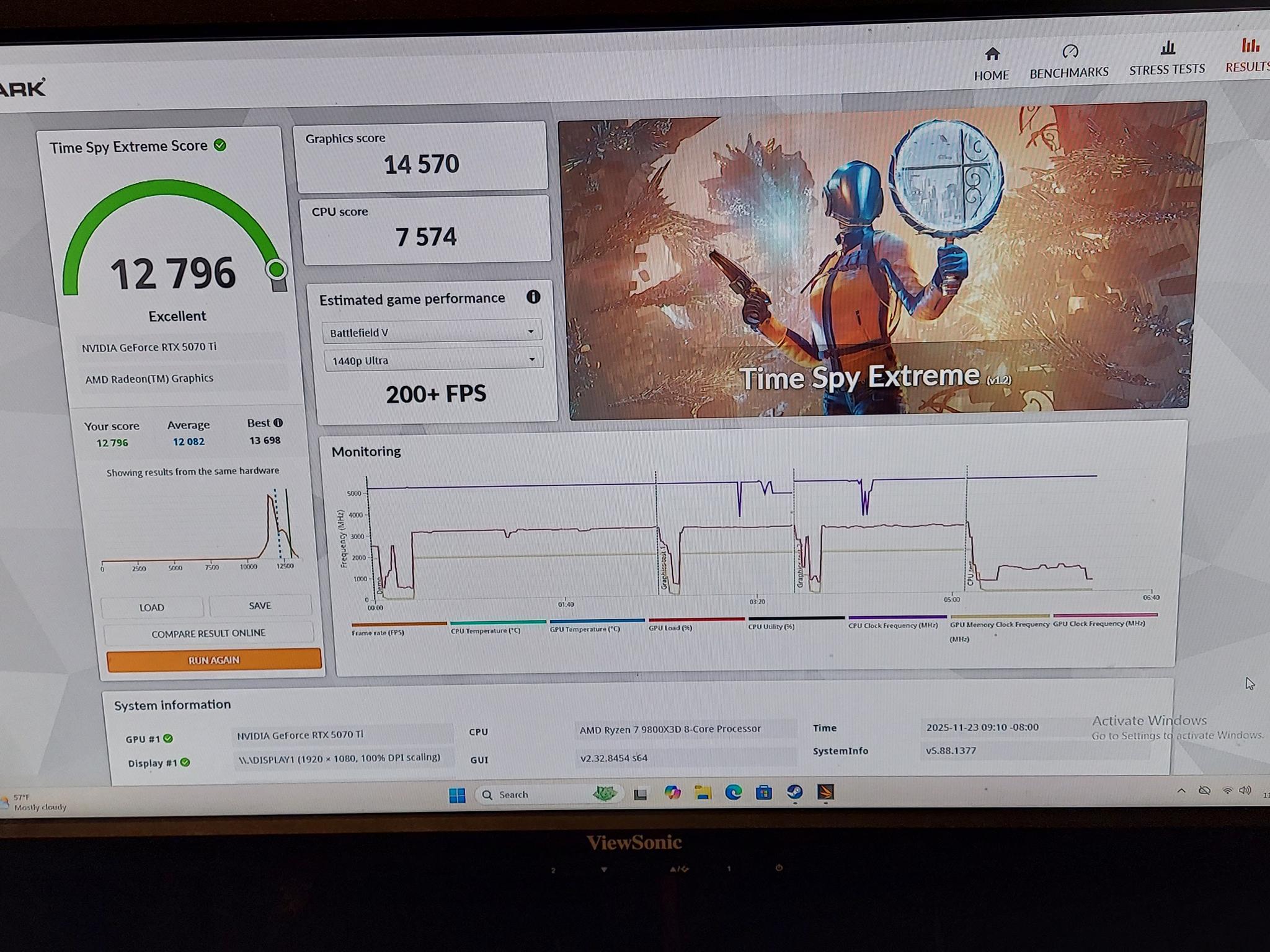 MSI Stealth 9800X3D/RTX 5070Ti Gaming PC