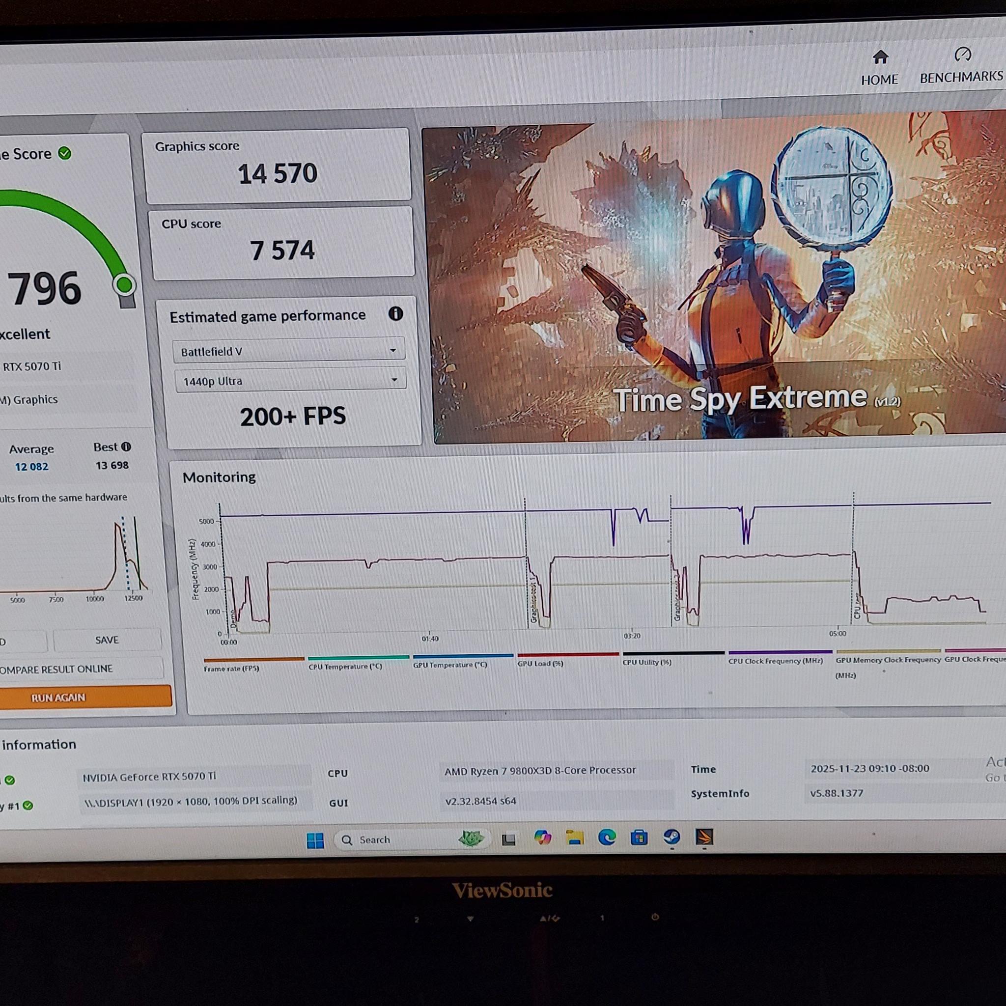 MSI Stealth 9800X3D/RTX 5070Ti Gaming PC