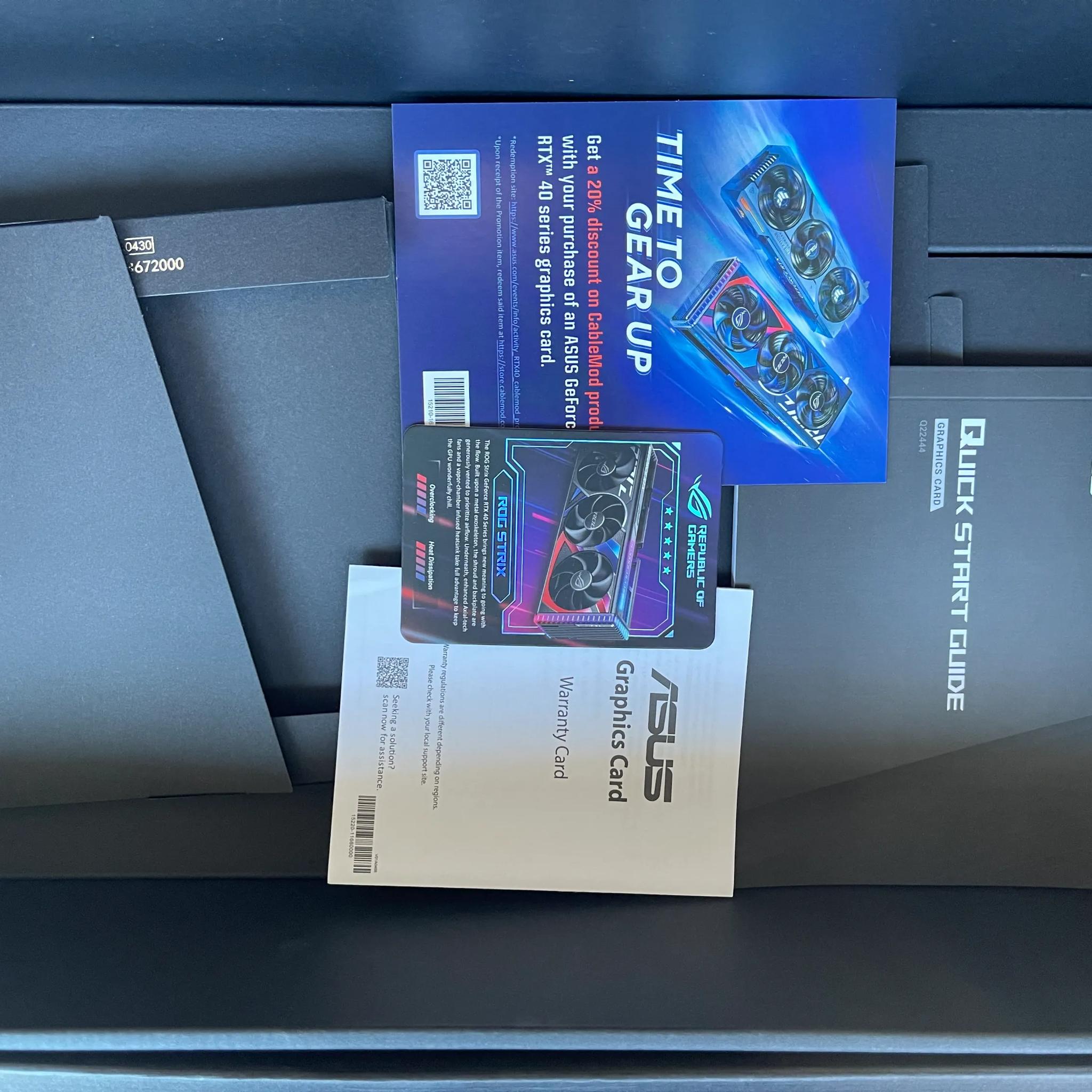 ⚠️NEW OPEN BOX⚠️ Asus ROG Strix GeForce RTX 4090 OC Edition 24GB GDDR6X