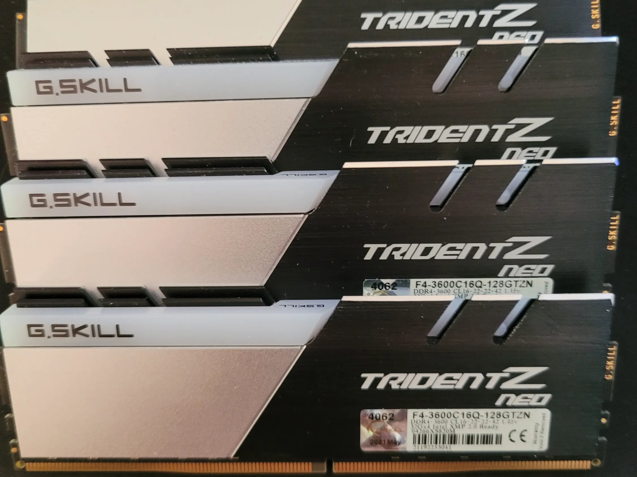 128gb DDR4 G.Skill RGB Ram 4x32 Matched Set (Final Price Drop)