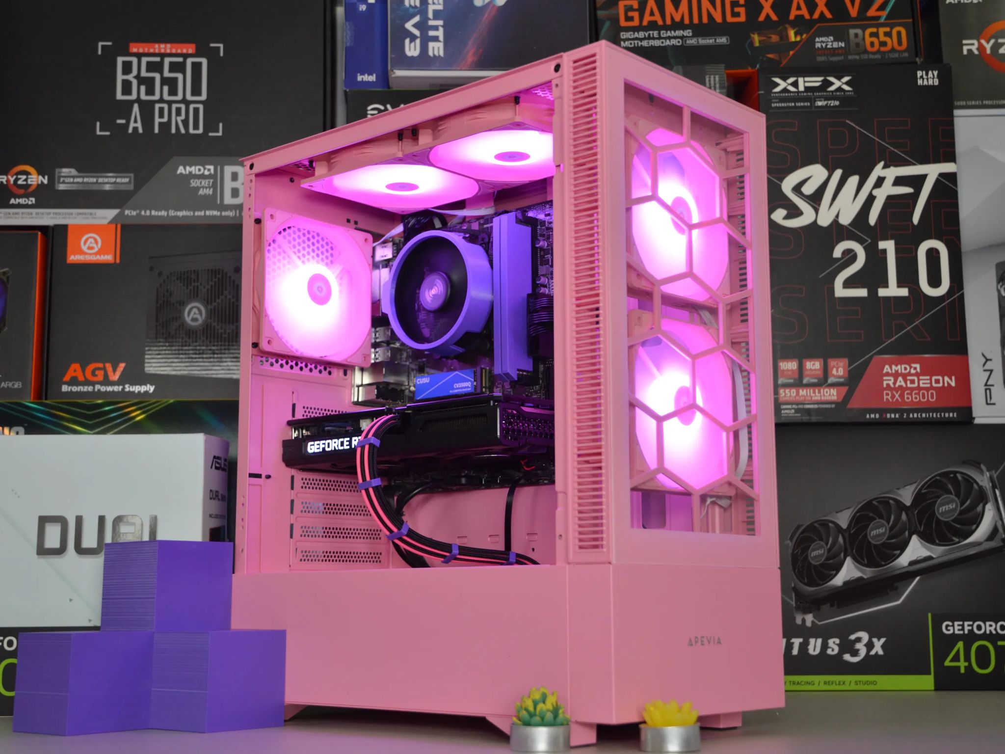 💖Be My Valentine💜| RTX 3050 8GB | RYZEN 5 4600G | 16GB DDR4 RAM | 1TB NVME SSD |
