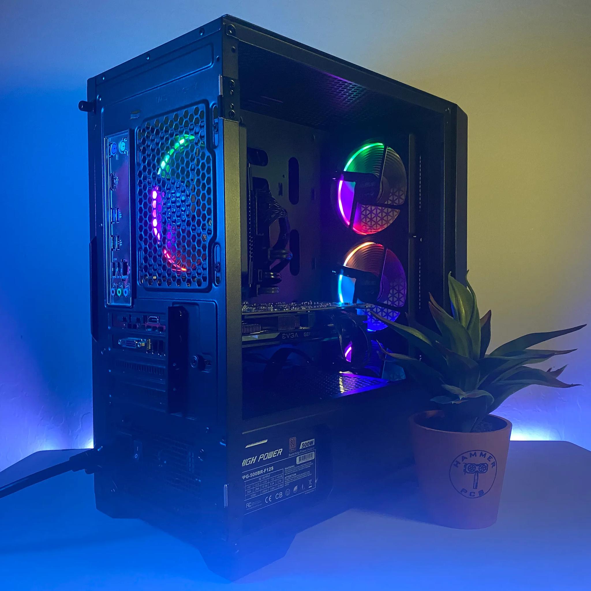 👾 Custom Built RGB Gaming PC 👾 | Windows 11, GTX 970, Intel i5 | Fortnite, Valorant, and more!