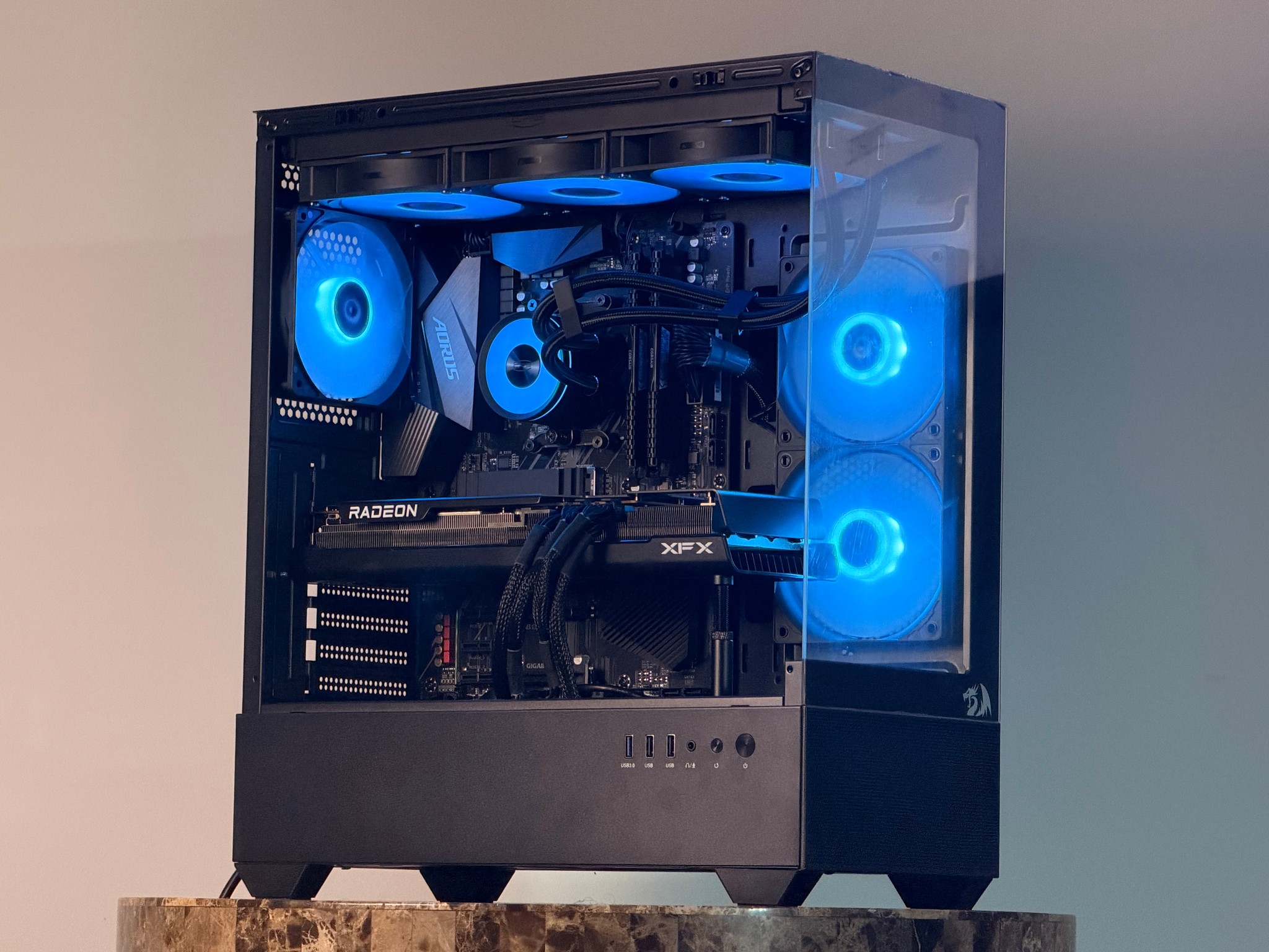 FREE SHIPPING 🖤🌈 Black RGB Gaming PC | RX 7900 GRE | AMD Ryzen 7 5800X | 1 TB NVME | 32 GB RAM