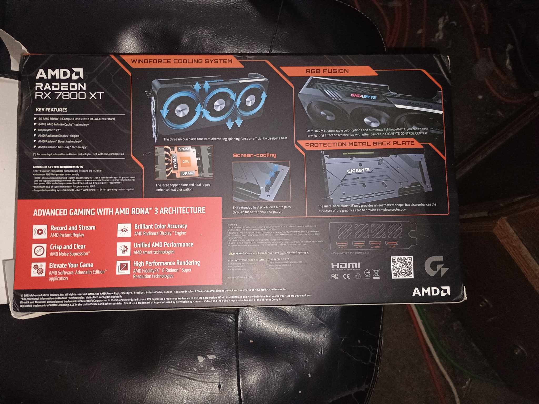 GIGABYTE AMD RX 7800XT 16gb