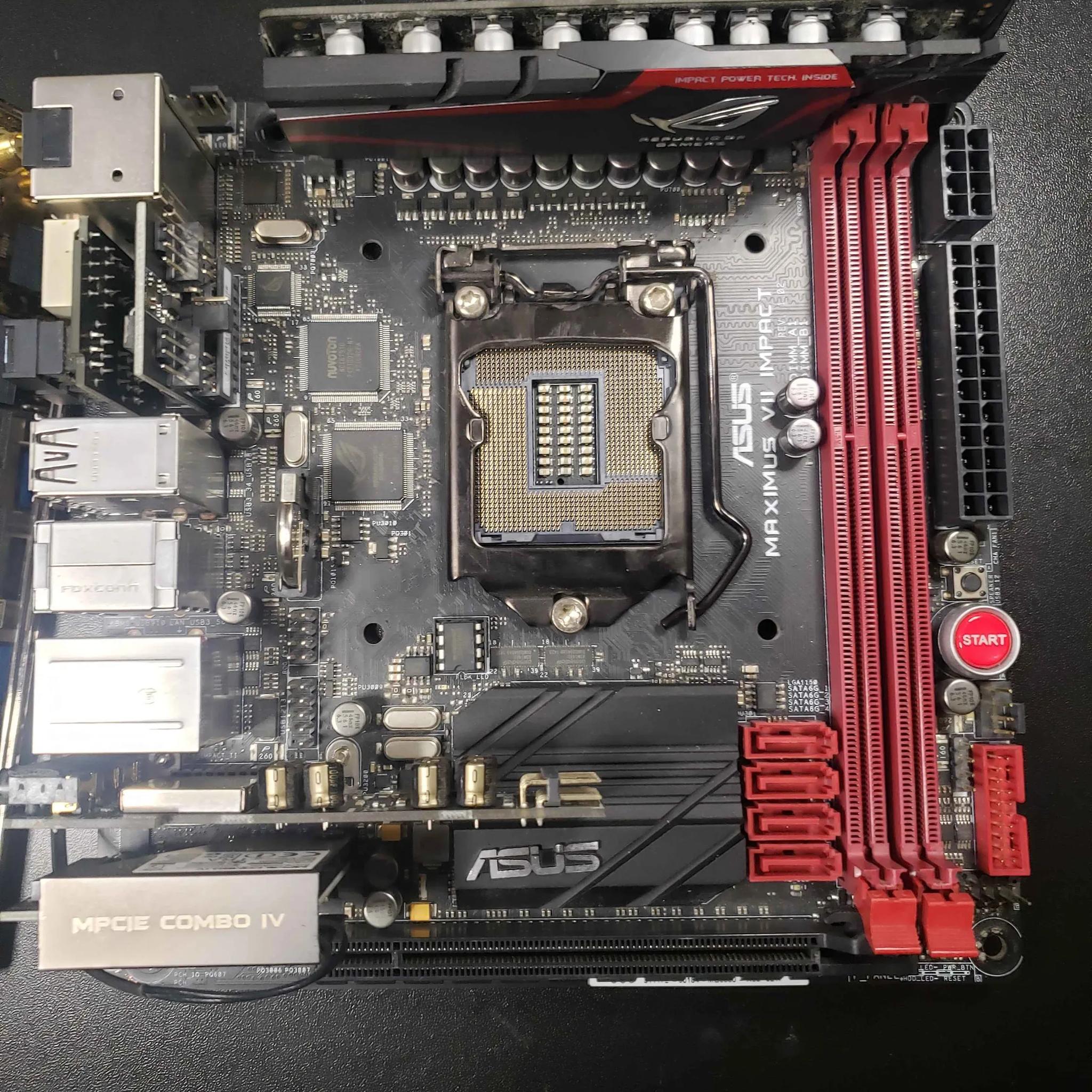Asus Z97 Maximus VII Impact WITH Pentium G3258 Processor