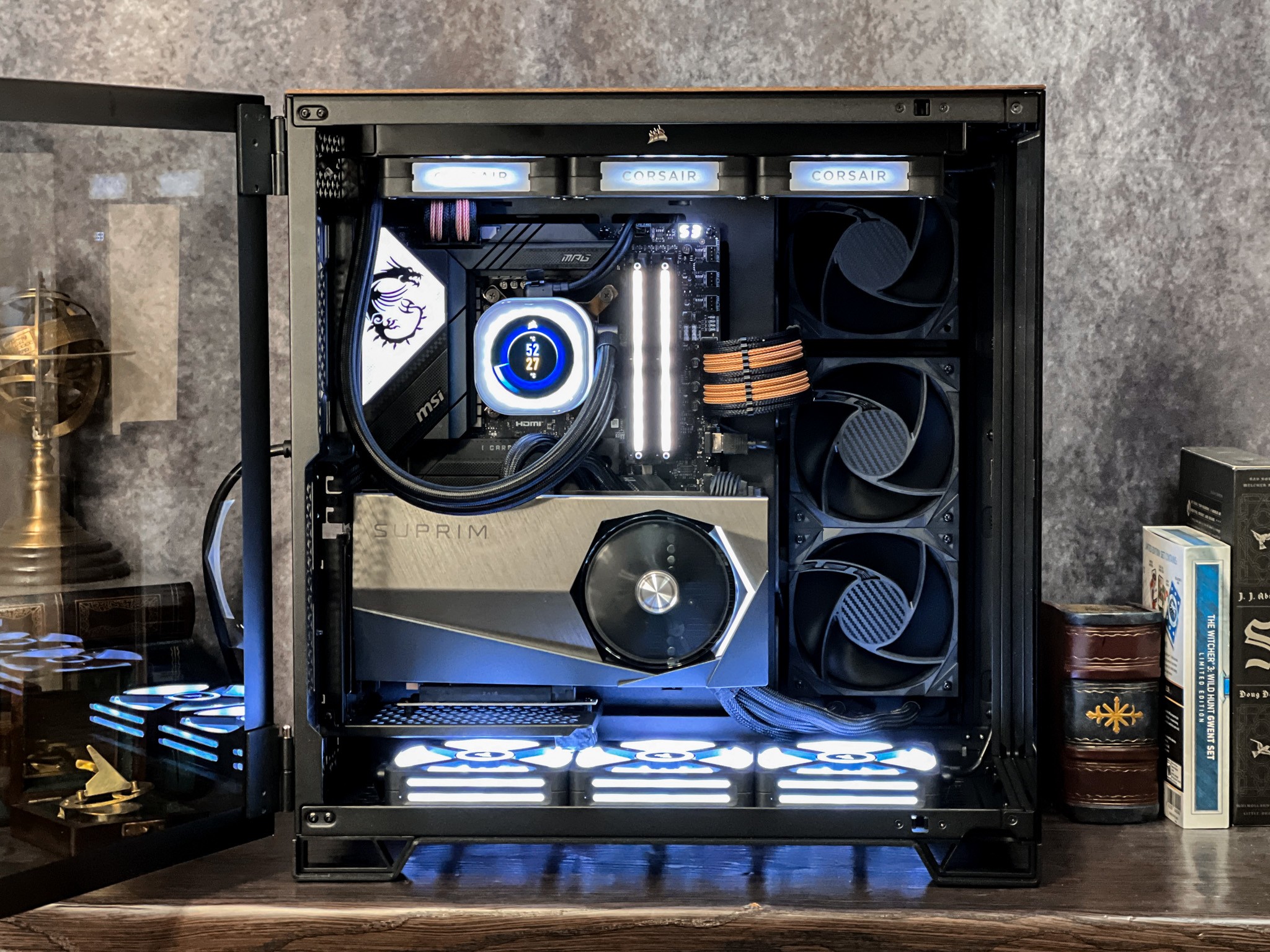 Elite Gaming PC - i9-14900KF, RTX 4090, 64GB Dominator Titanium DDR5, Dual AIO Cooling