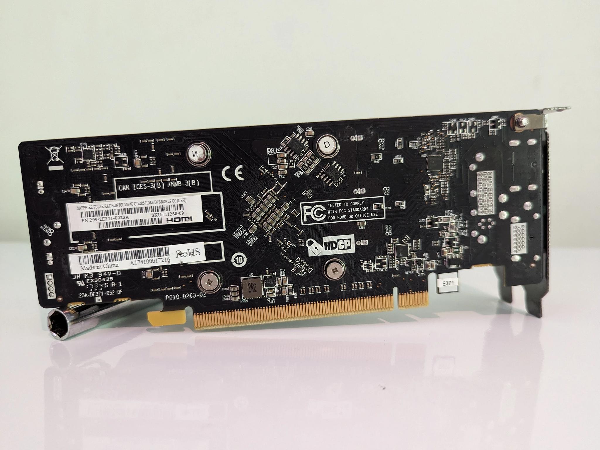 LIKE NEW || Sapphire Radeon RX 550 PULSE 4 GB Low Profile