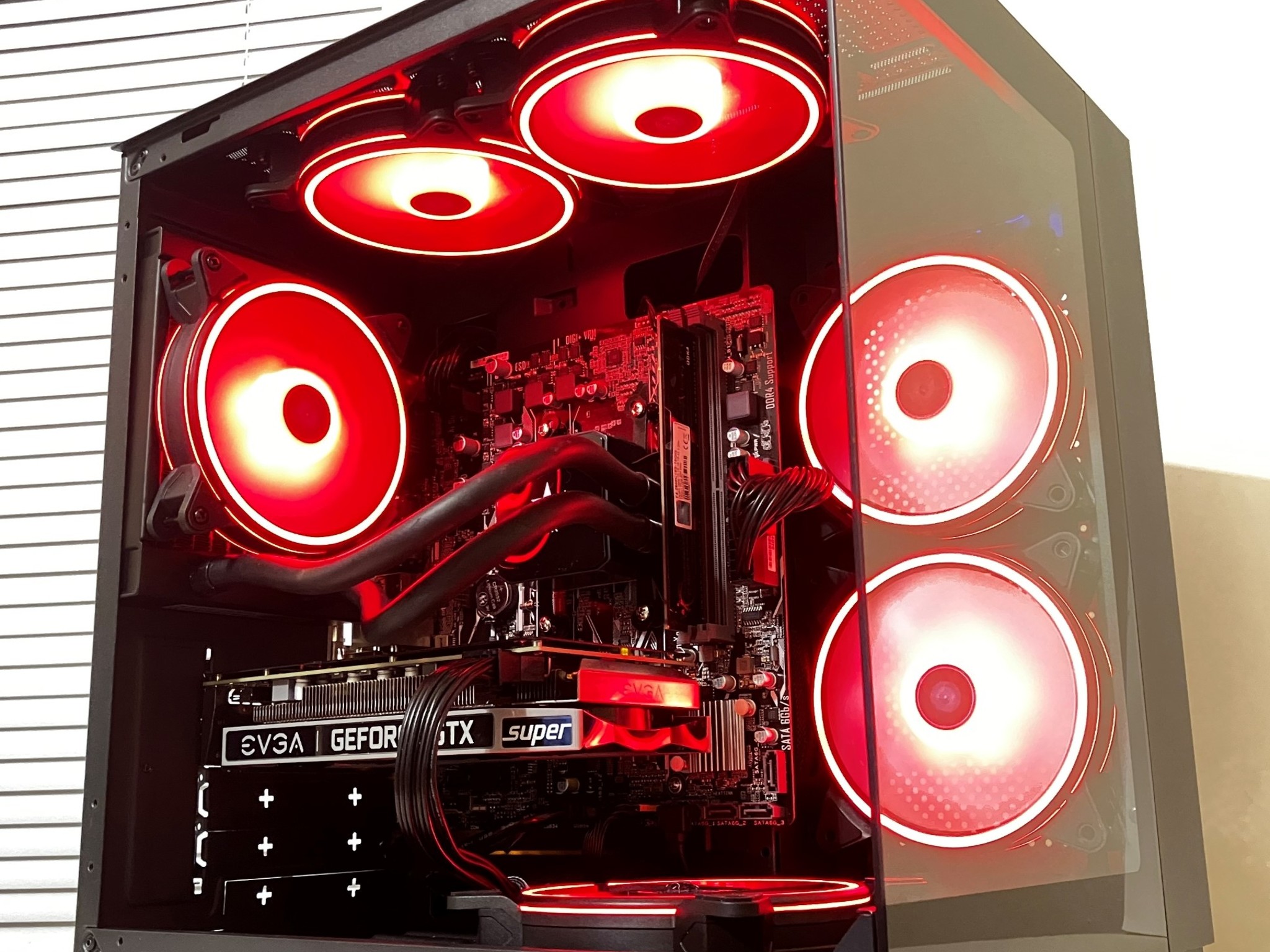 ⚡Liquid Cooled Gaming PC - Ryzen 5 1600/16GB RAM/1TB SSD - Nvidia GTX 1660 Super