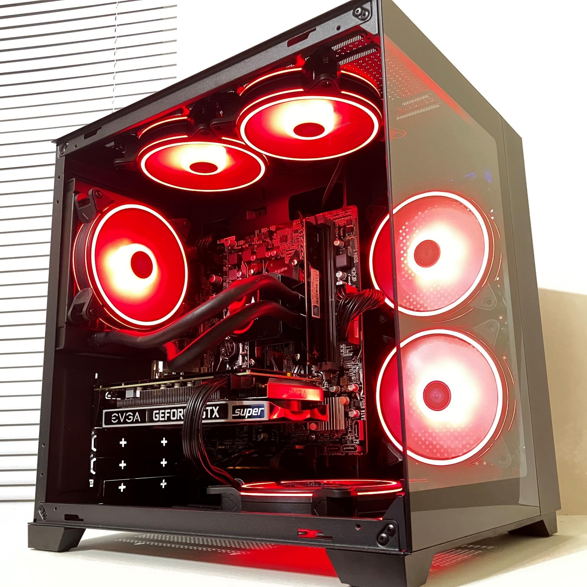 ⚡Liquid Cooled Gaming PC - Ryzen 5 1600/16GB RAM/1TB SSD - Nvidia GTX 1660 Super