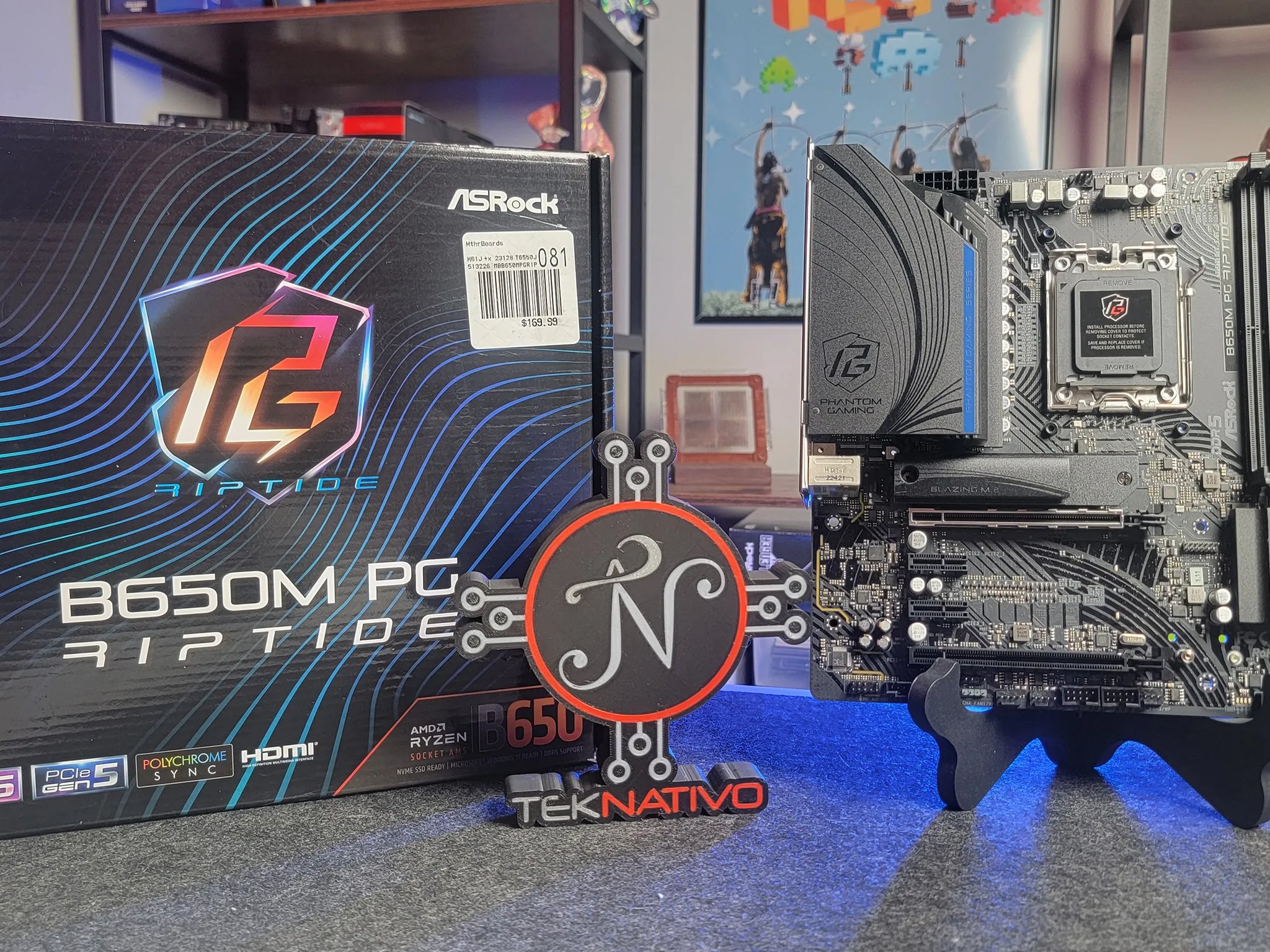 ASRock B650M PG Riptide AMD AM5 microATX Motherboard