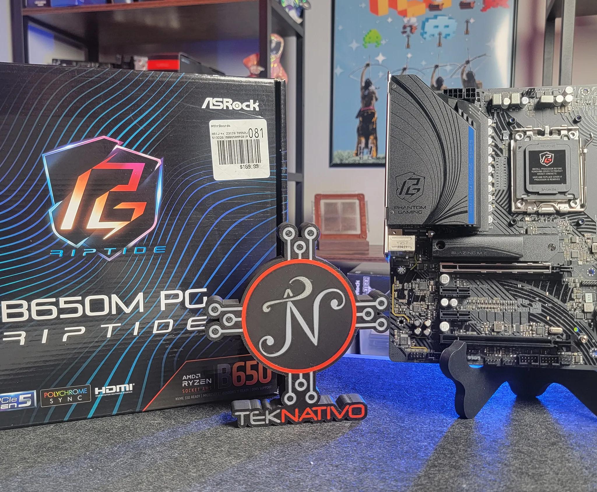 ASRock B650M PG Riptide AMD AM5 microATX Motherboard