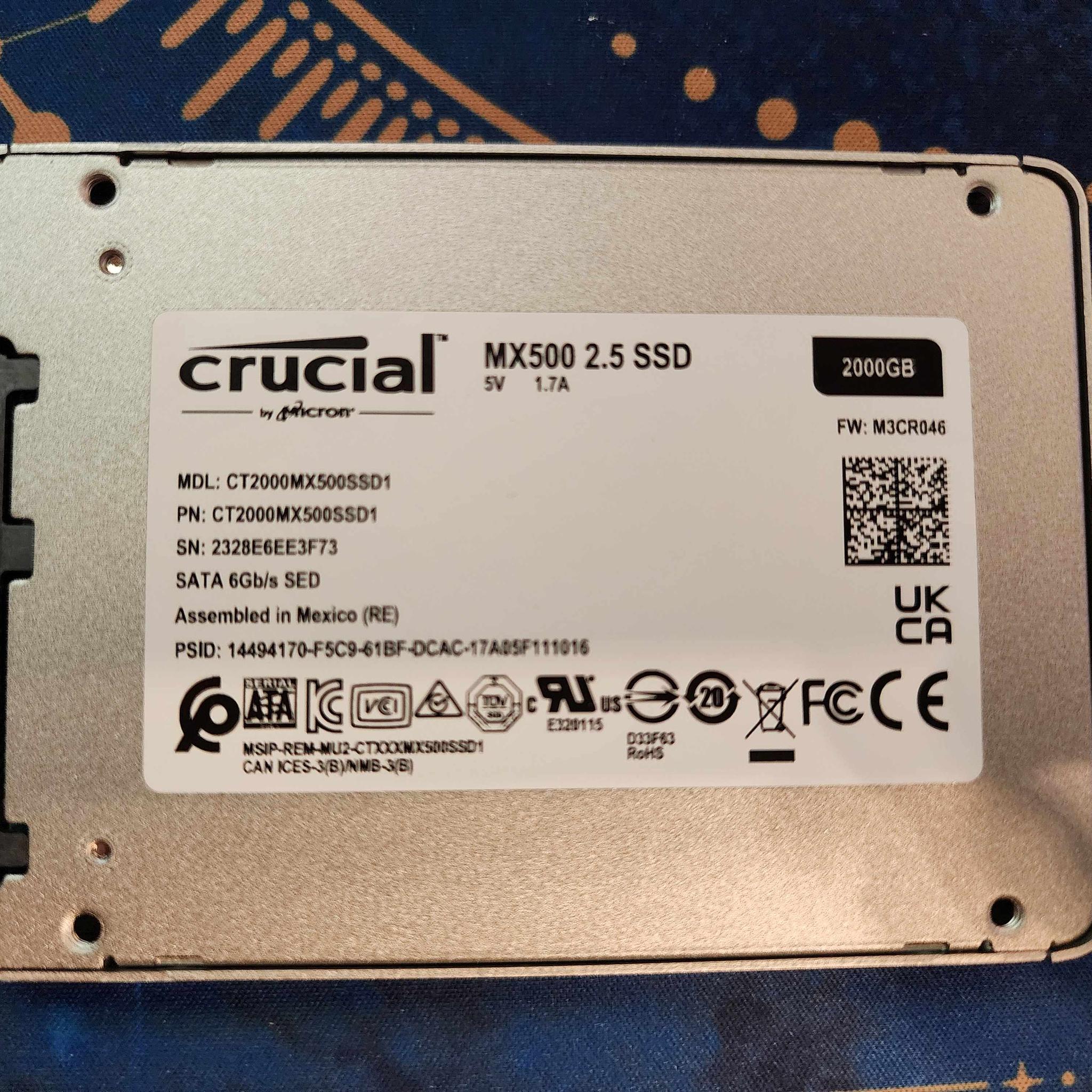 Crucial MX500 2TB