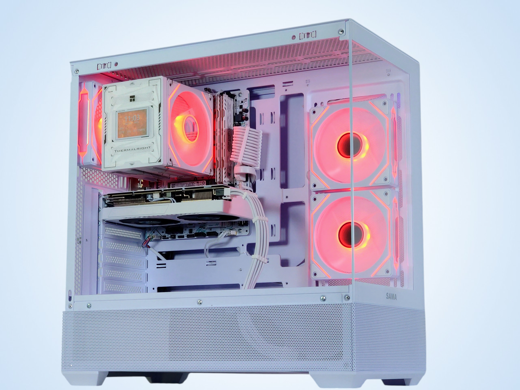 🌬️🥶Gaming PC🧊Nvidia RTX 3060 Ti 8GB❄️AMD Ryzen 5 3600❄️16GB DDR4❄️ 512GB NVME SSD