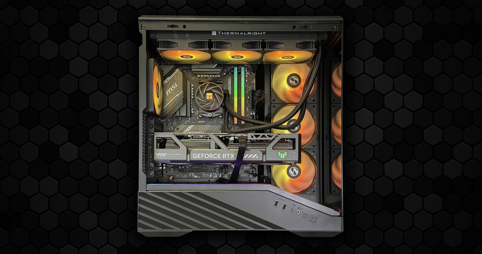 Ryzen 9 9950X3D | RTX 5090 32GB | 32GB DDR5 (6000 MT/s) | 2TB SSD | 1200W Gold PSU | AI Vector