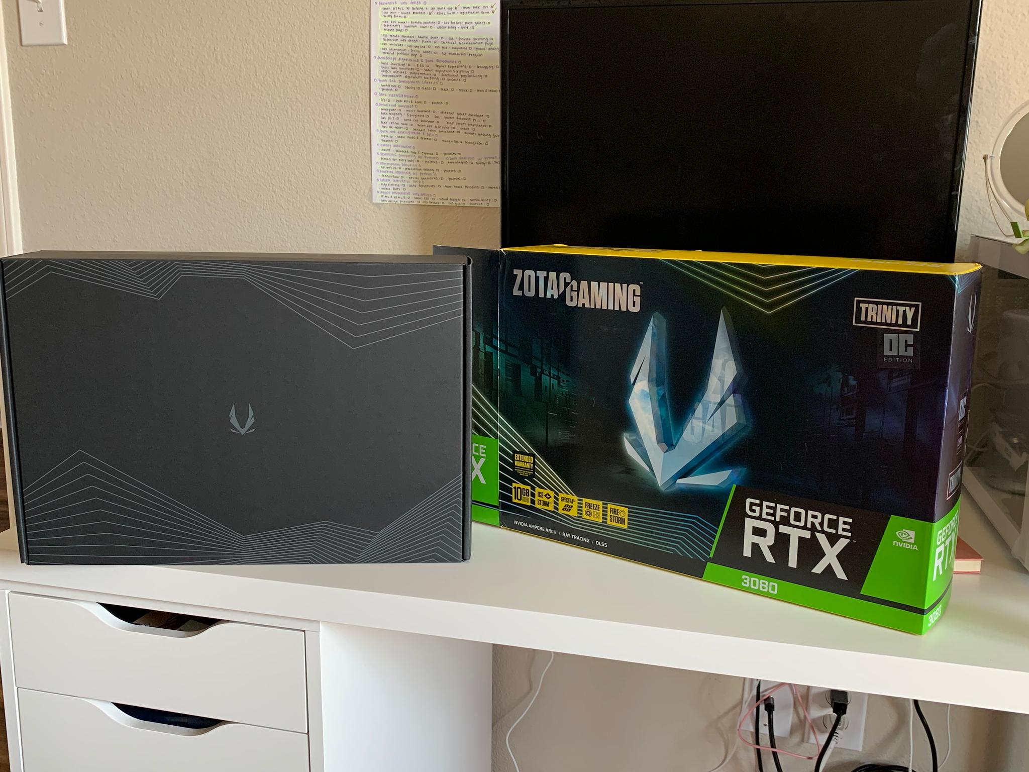 Zotac RTX 3080 10gb GAMING Trinity OC | CIB | Not mined on